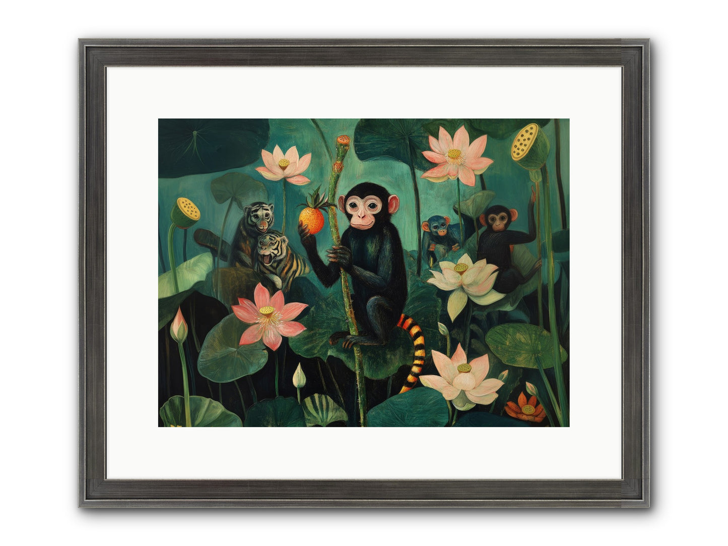 Canopy Dreams Framed Print - Slimwoods Black/Silver 16x12