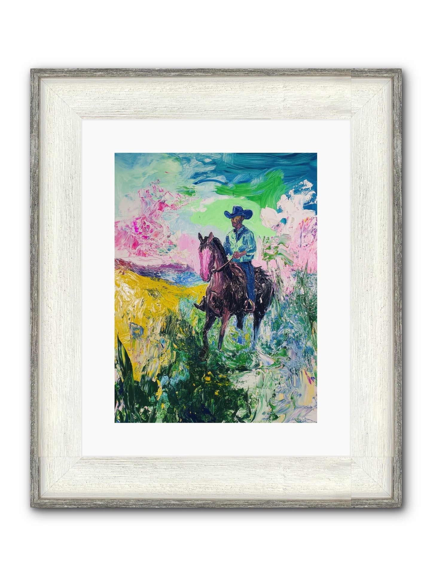 Canteen Memories Framed Print - Driftwood White 12x16