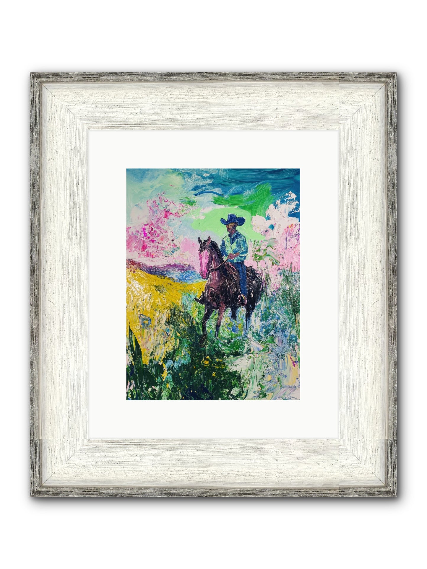 Canteen Memories Framed Print - Driftwood White 9x12