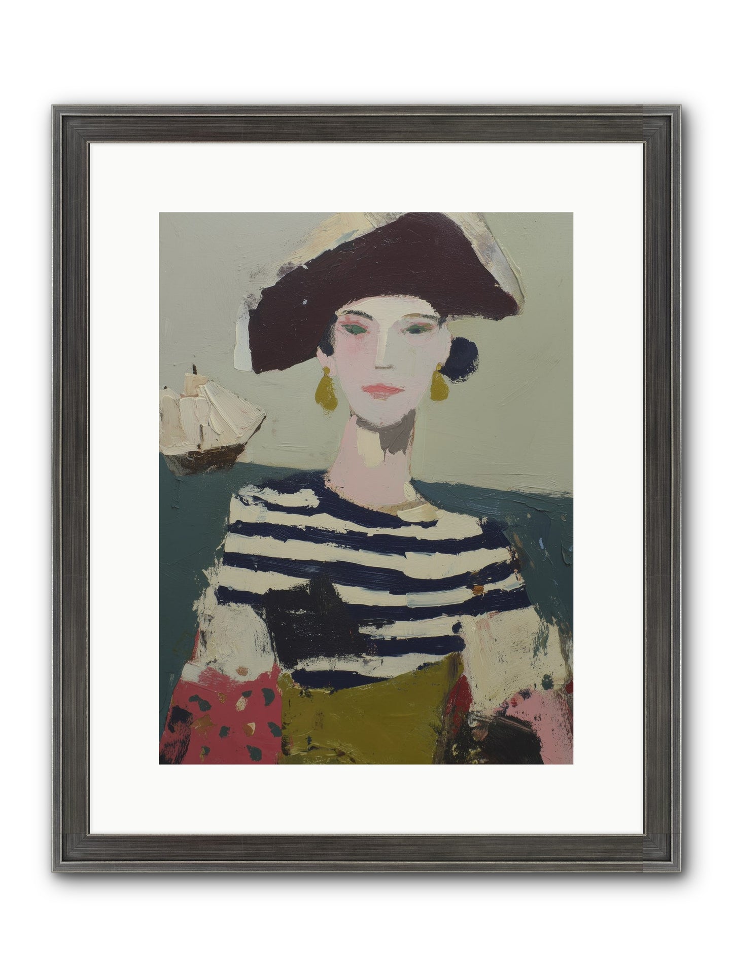 Cape's Wild Child Framed Print - Slimwoods Black/Silver 12x16