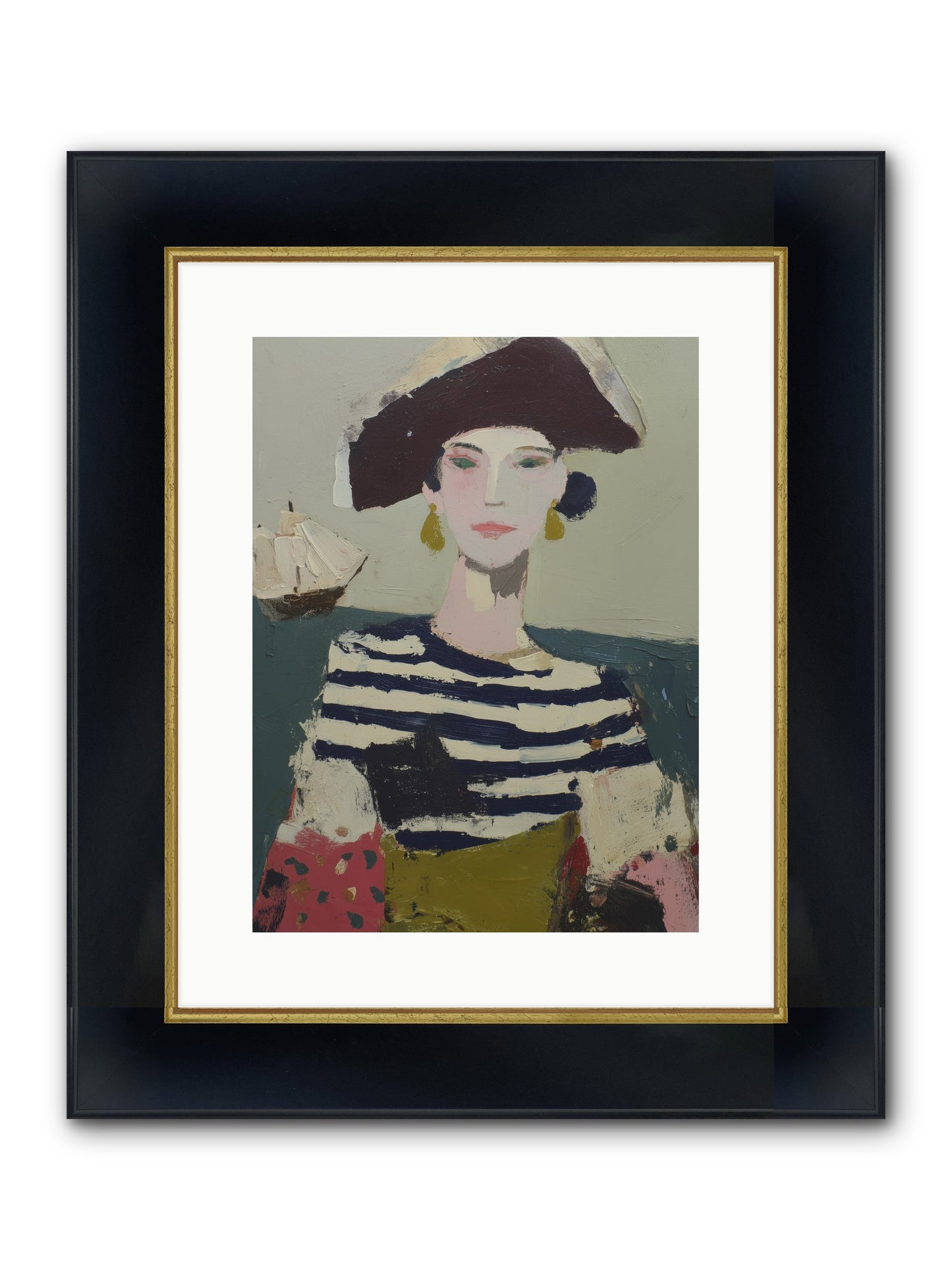 Cape's Wild Child Framed Print - Wide Black w/Gold 12x16