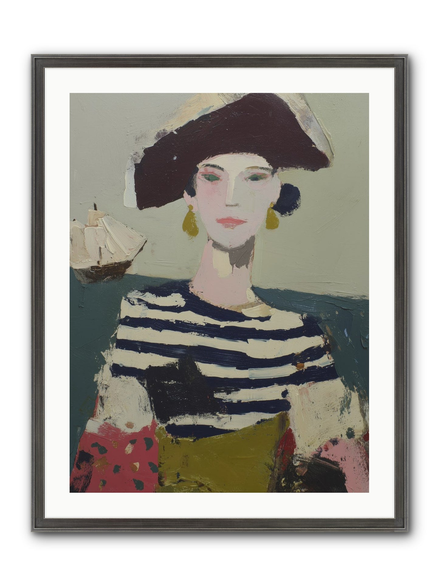 Cape's Wild Child Framed Print - Slimwoods Black/Silver 24x32