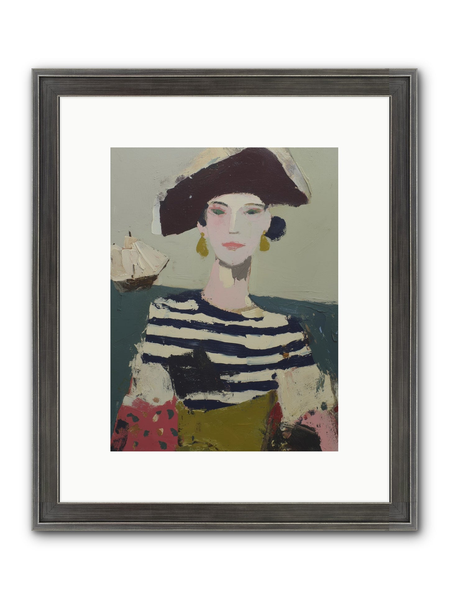 Cape's Wild Child Framed Print - Slimwoods Black/Silver 9x12