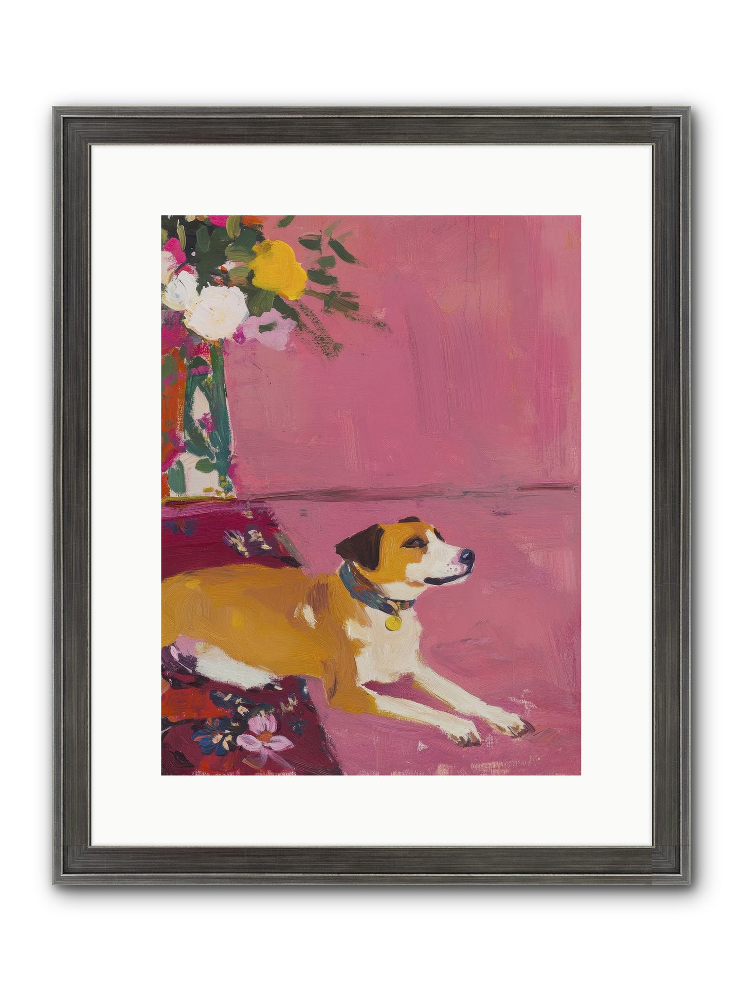 Captain Marshmallow Framed Print - Slimwoods Black/Silver 12x16