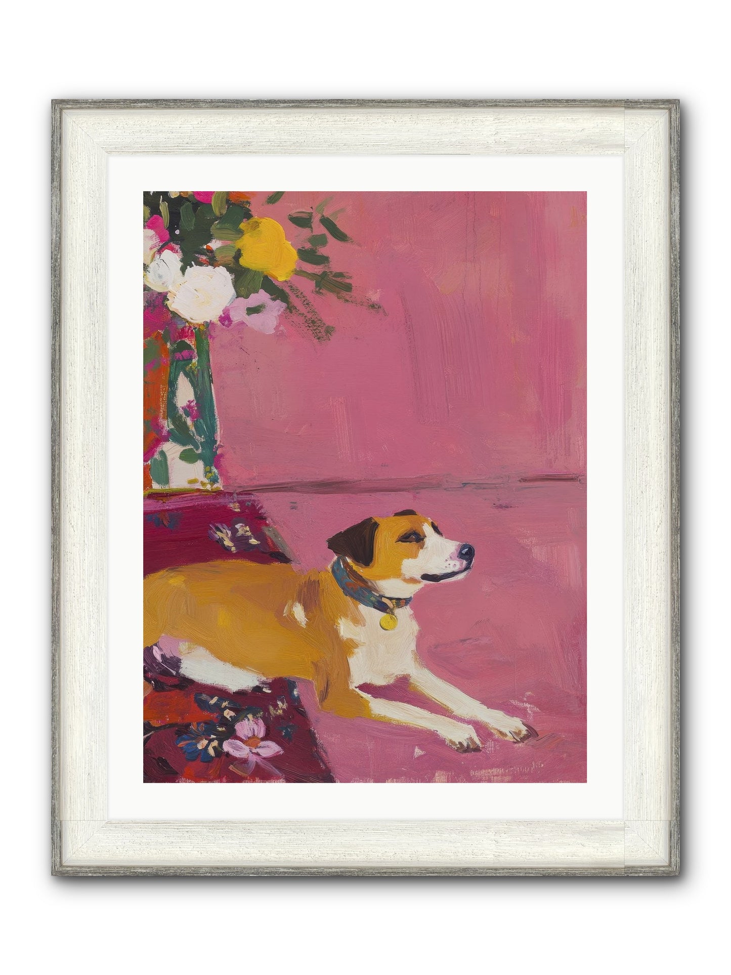 Captain Marshmallow Framed Print - Driftwood White 24x32