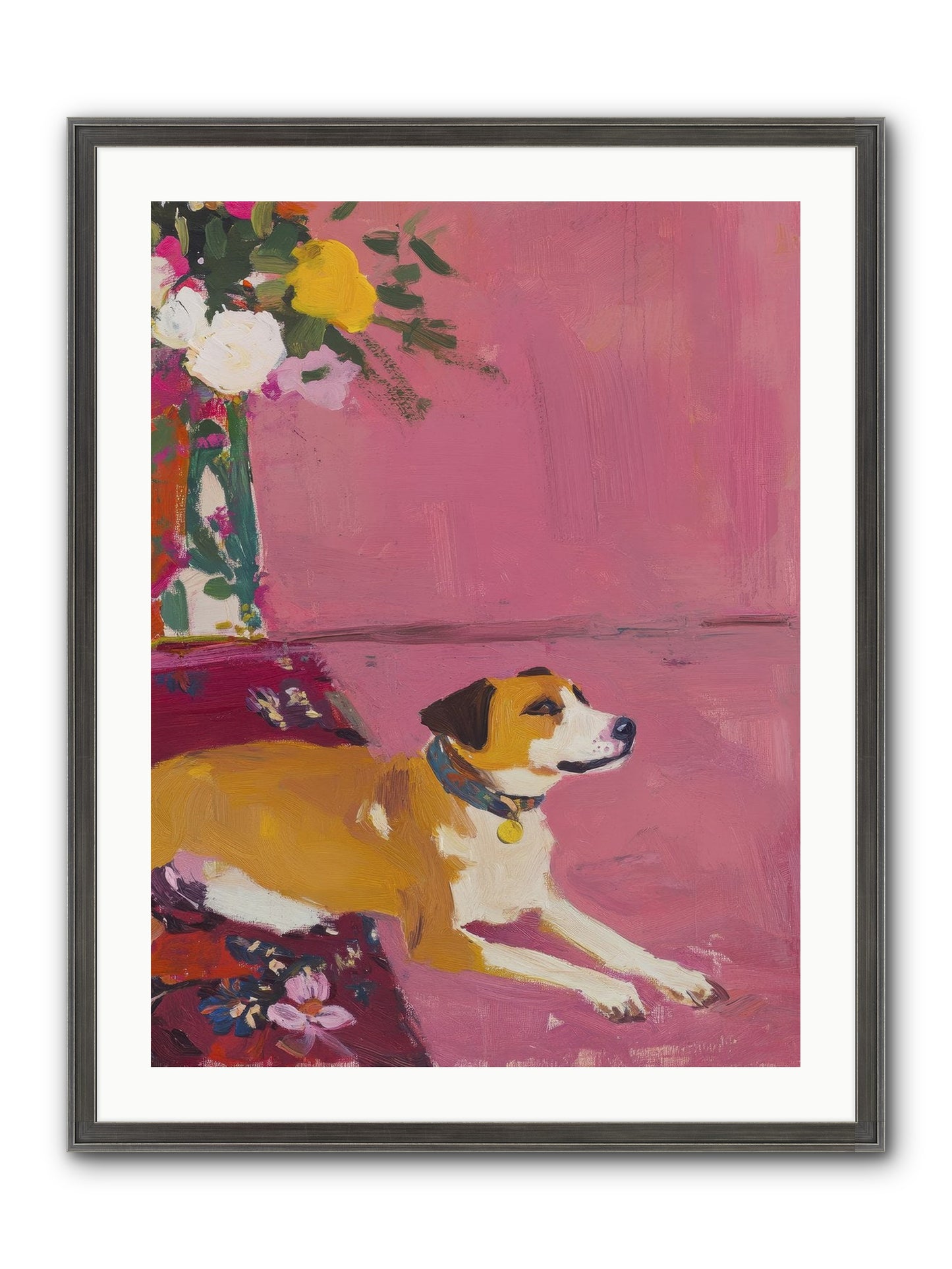 Captain Marshmallow Framed Print - Slimwoods Black/Silver 24x32