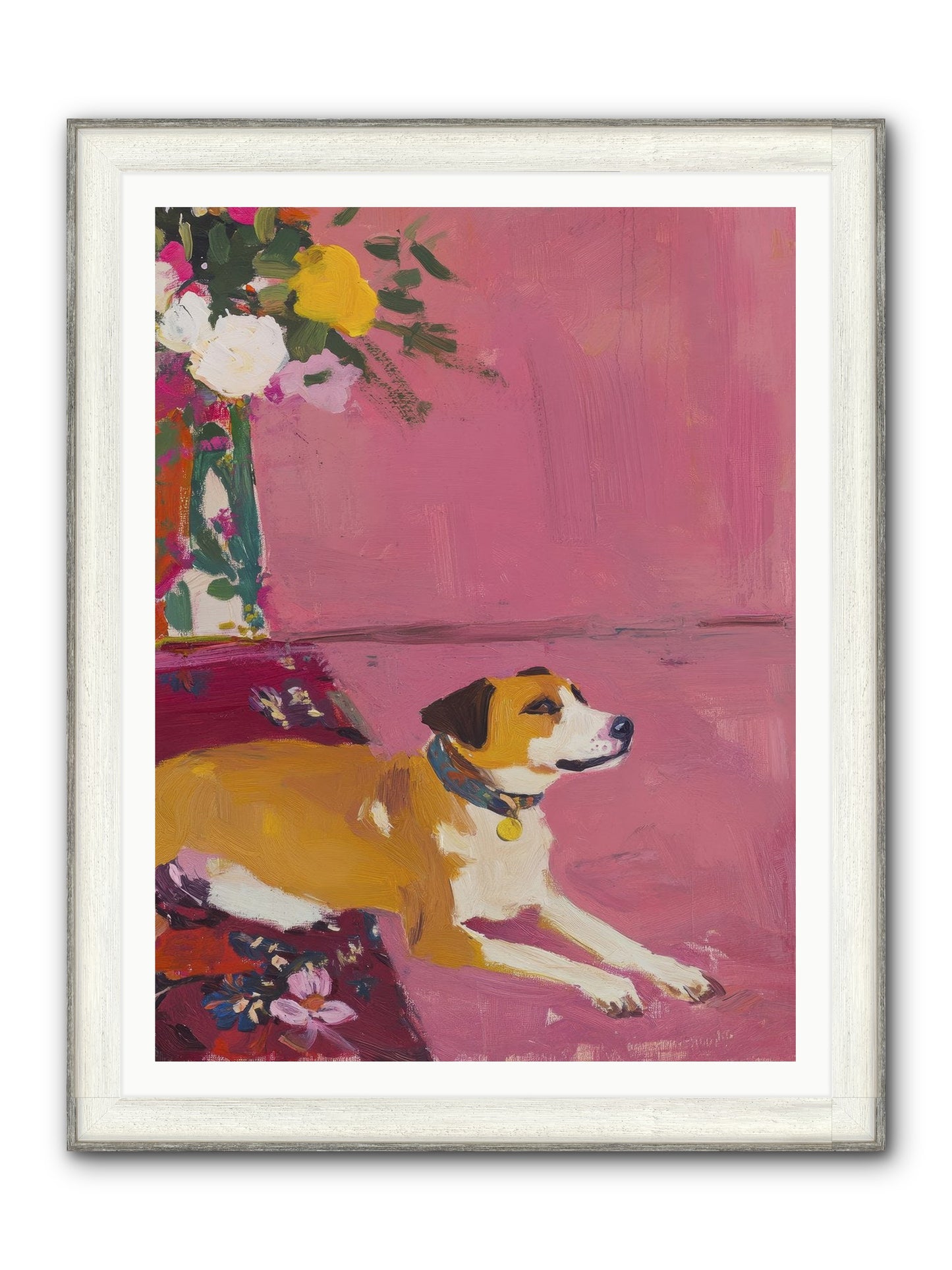Captain Marshmallow Framed Print - Driftwood White 36x48