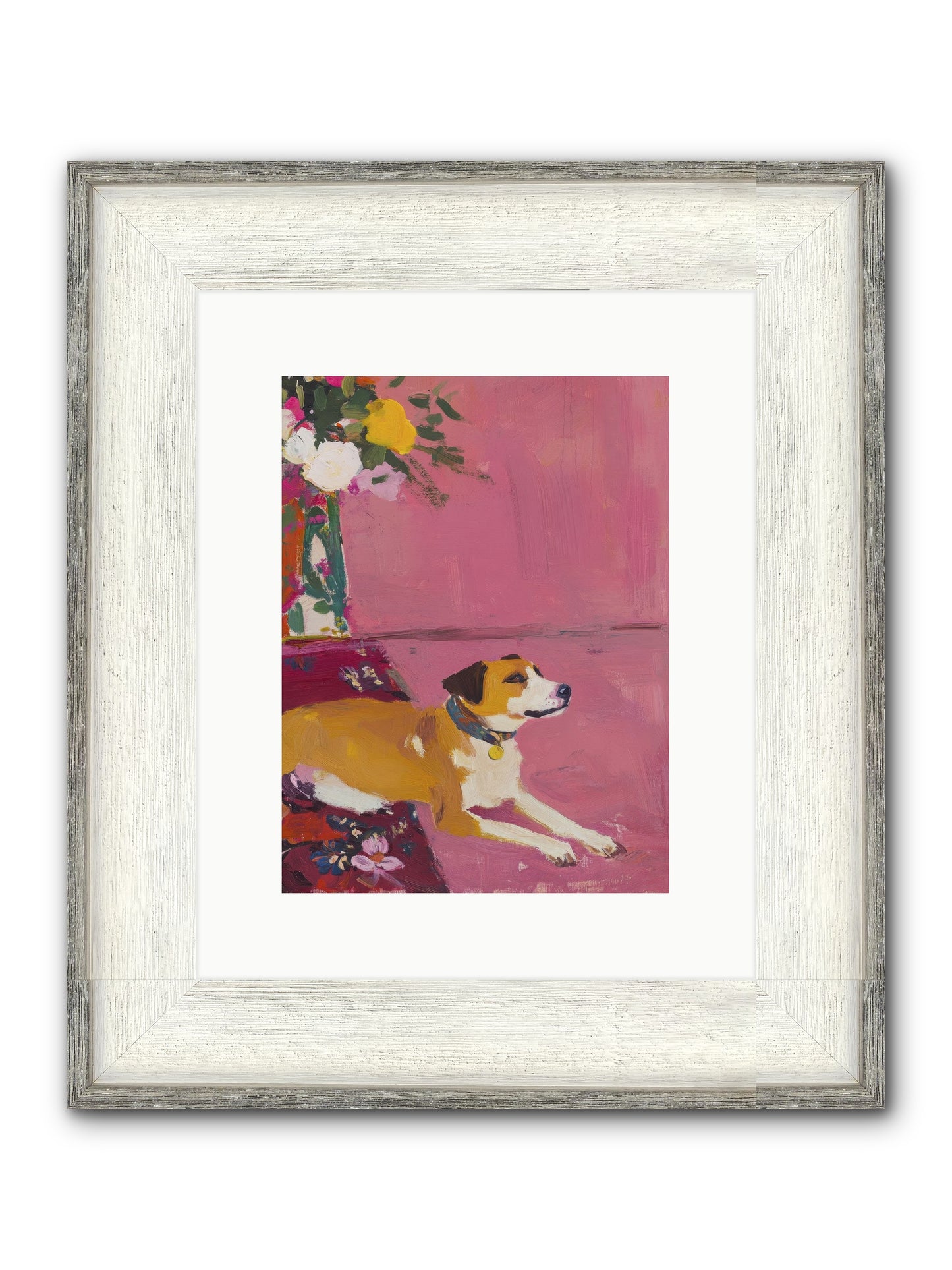 Captain Marshmallow Framed Print - Driftwood White 9x12