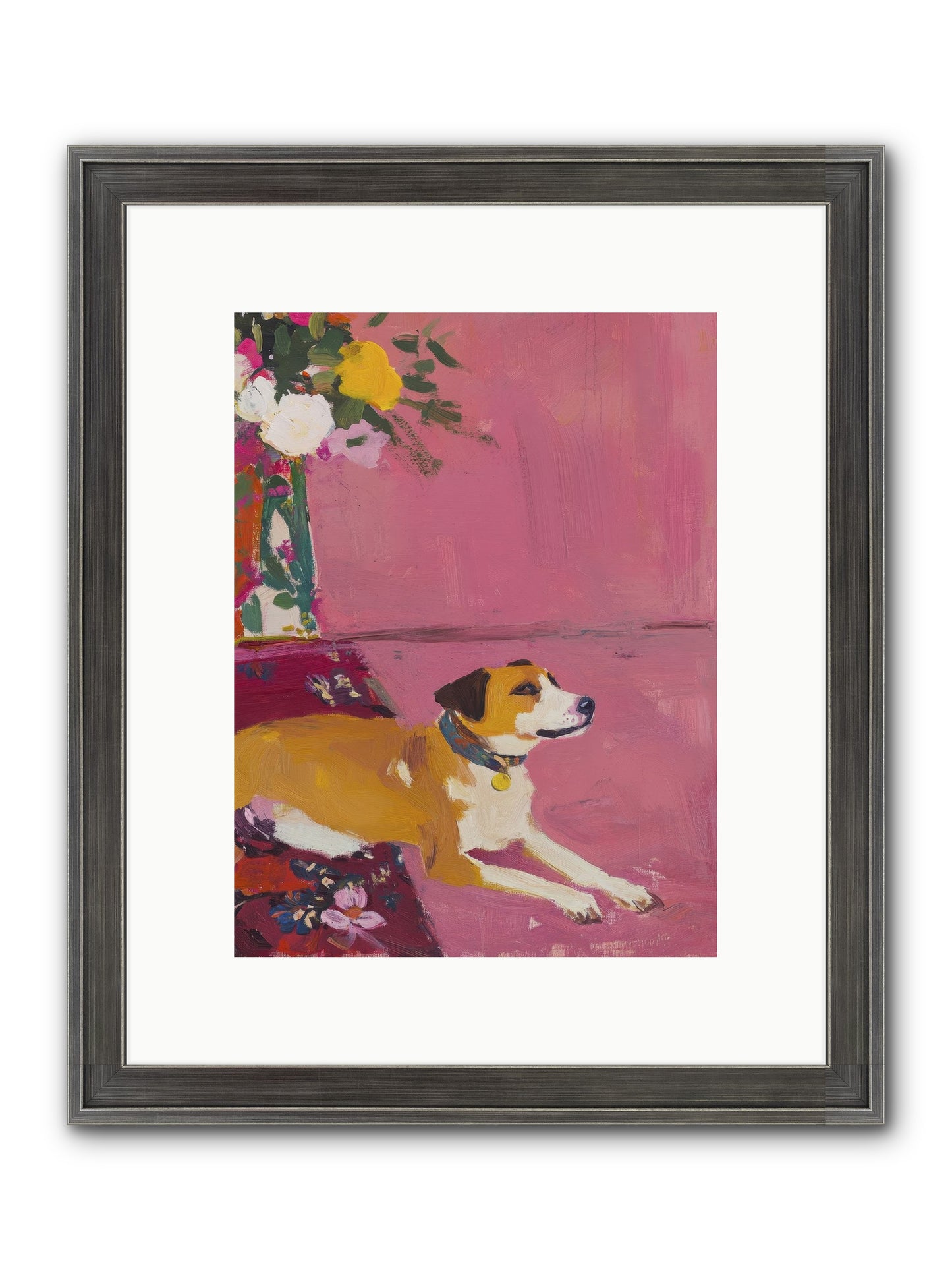 Captain Marshmallow Framed Print - Slimwoods Black/Silver 9x12