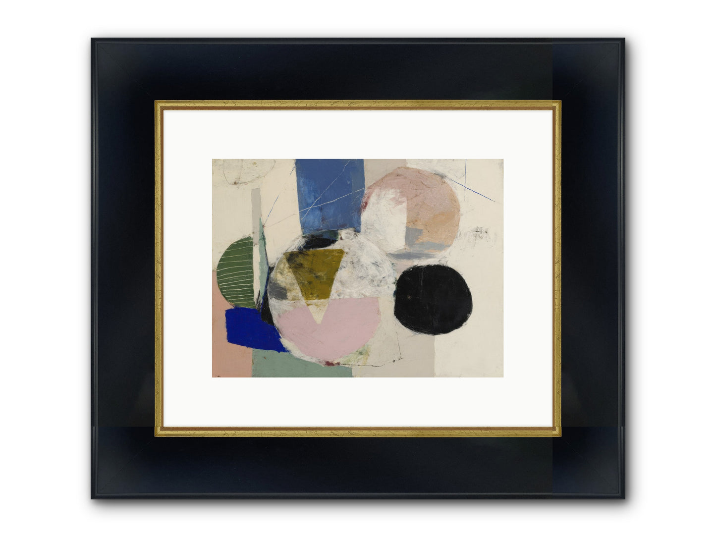 Captured Light Framed Print - Wide Black w/Gold 12x9