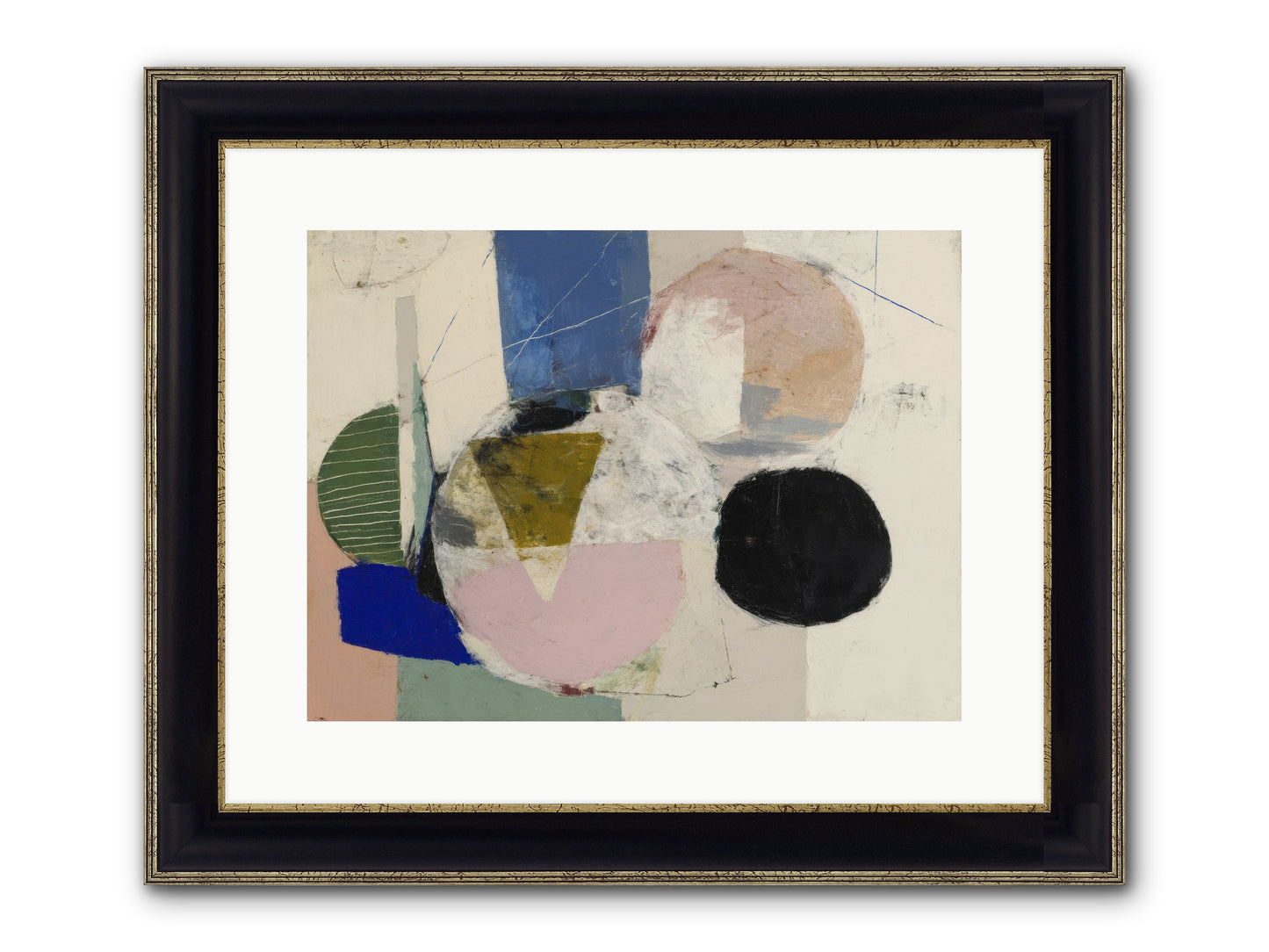 Captured Light Framed Print - Black & Gold 16x12