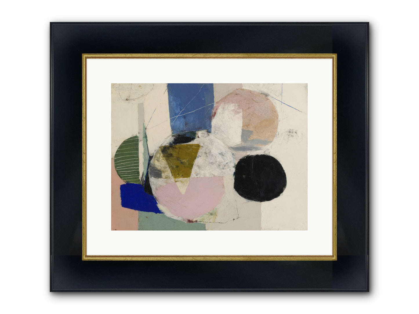 Captured Light Framed Print - Wide Black w/Gold 16x12