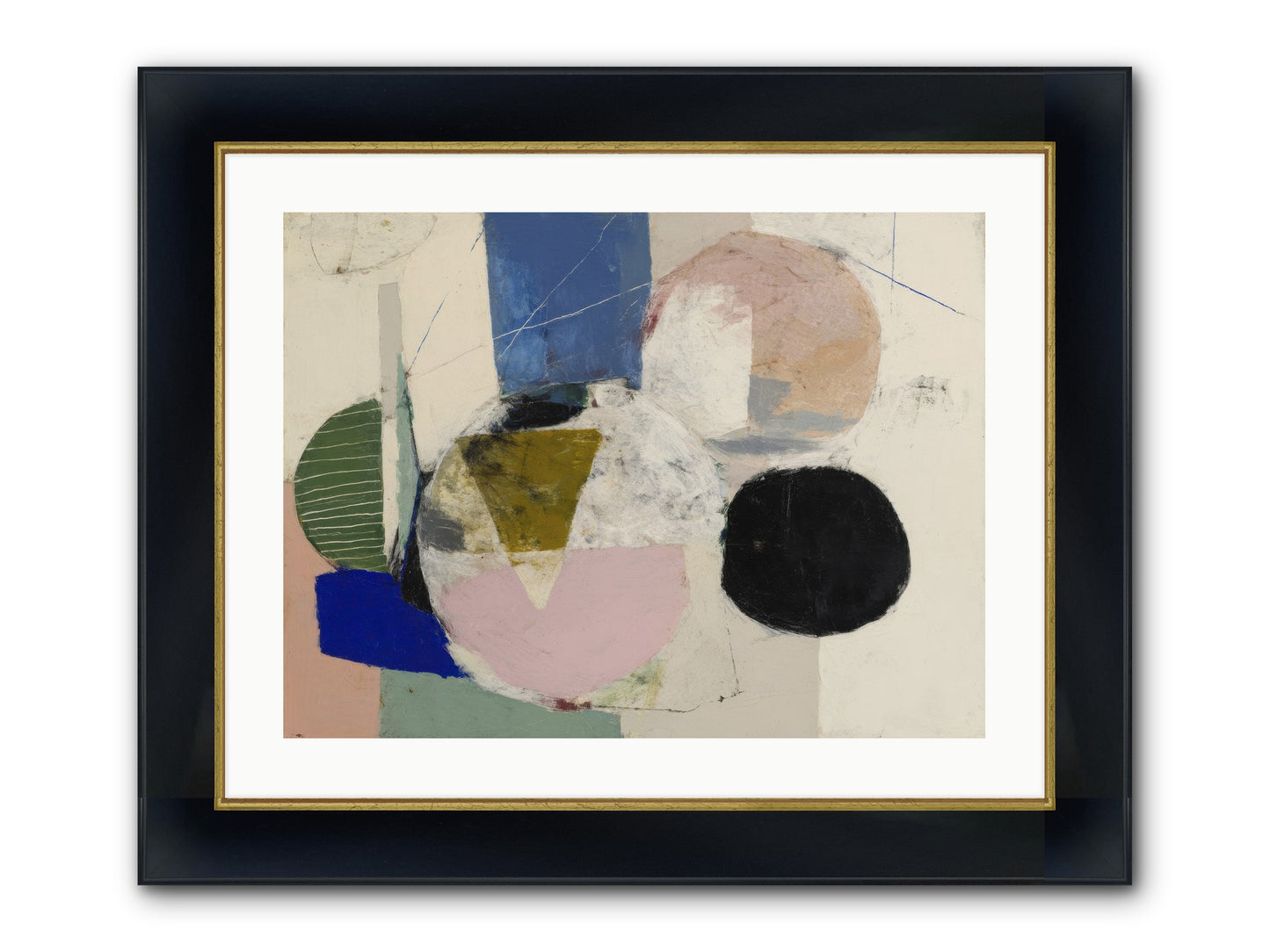 Captured Light Framed Print - Wide Black w/Gold 24x18