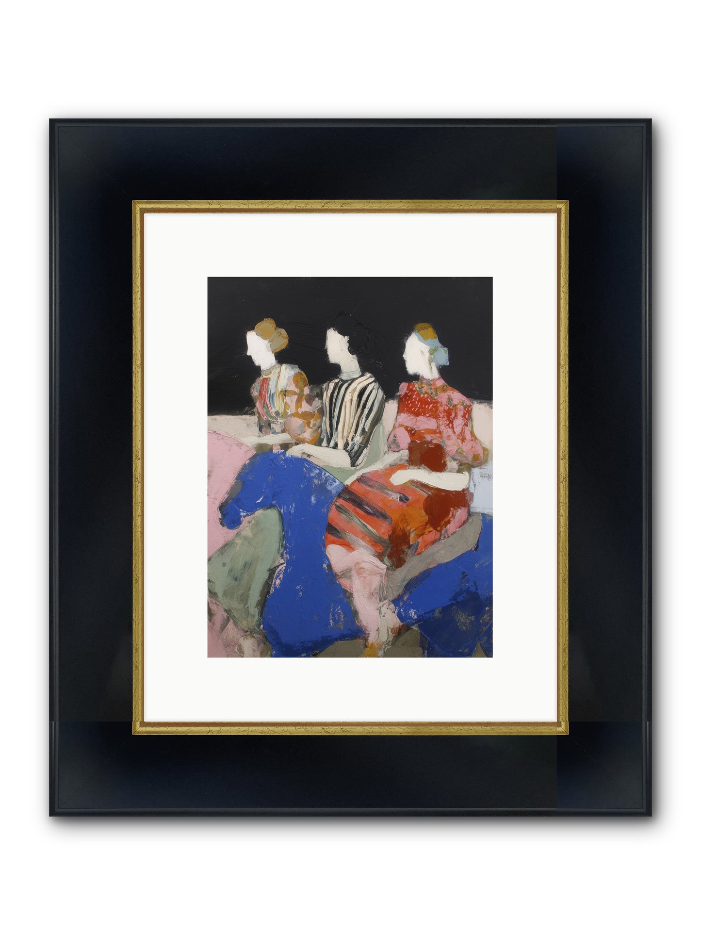 Caravan Of Moons Framed Print - Wide Black w/Gold 9x12
