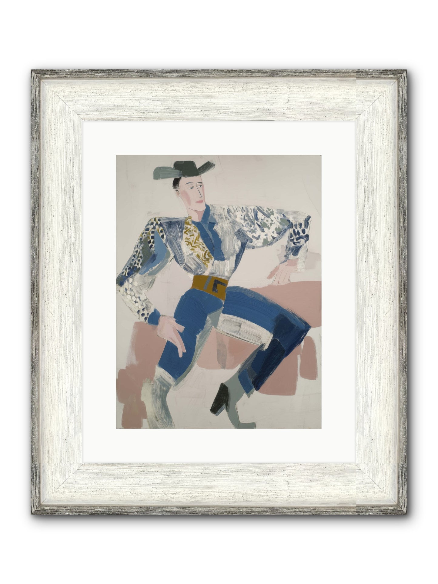 Carried On The Wind Framed Print - Driftwood White 12x16