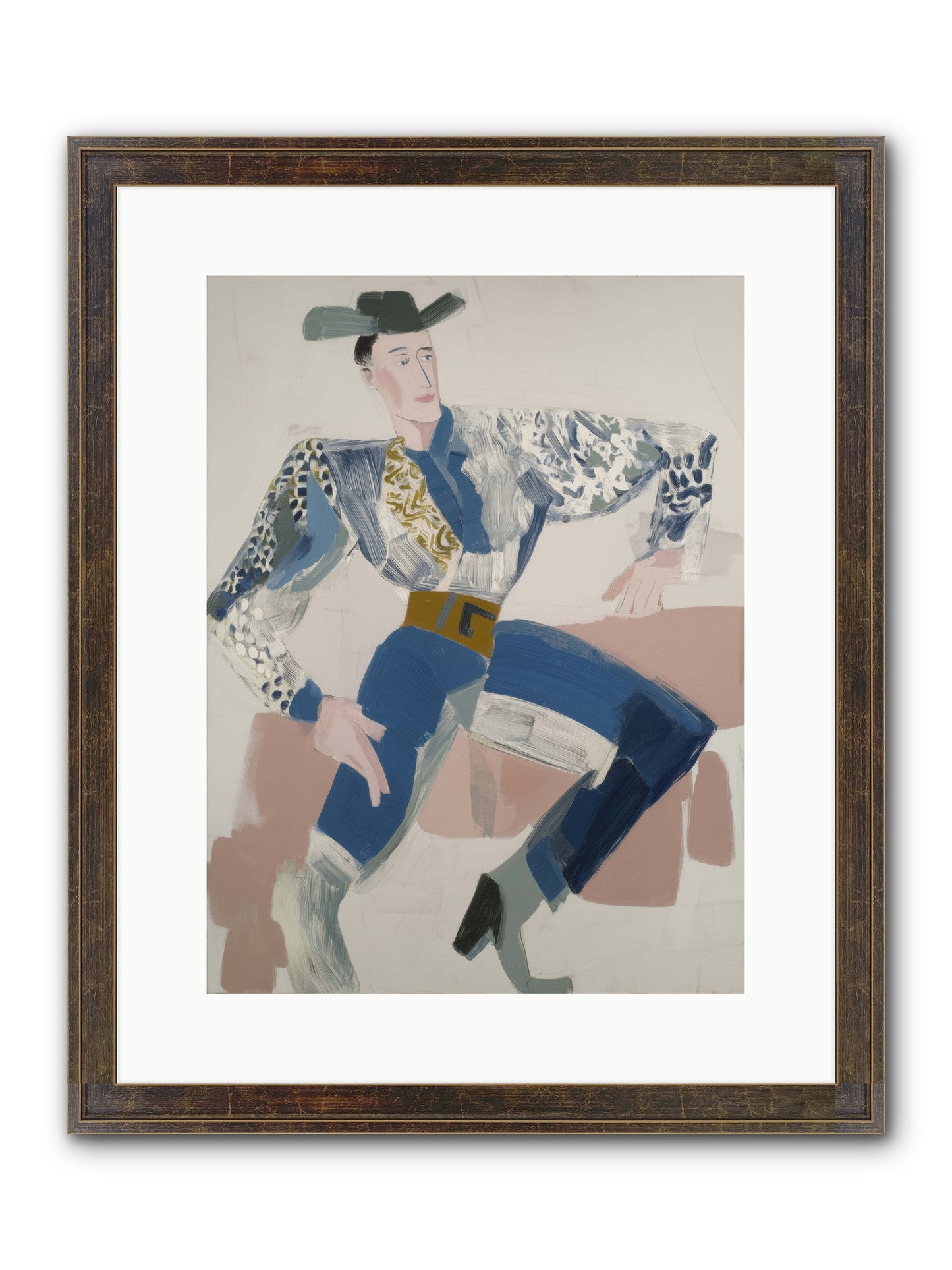 Carried On The Wind Framed Print - Slimwoods Black/Gold 12x16