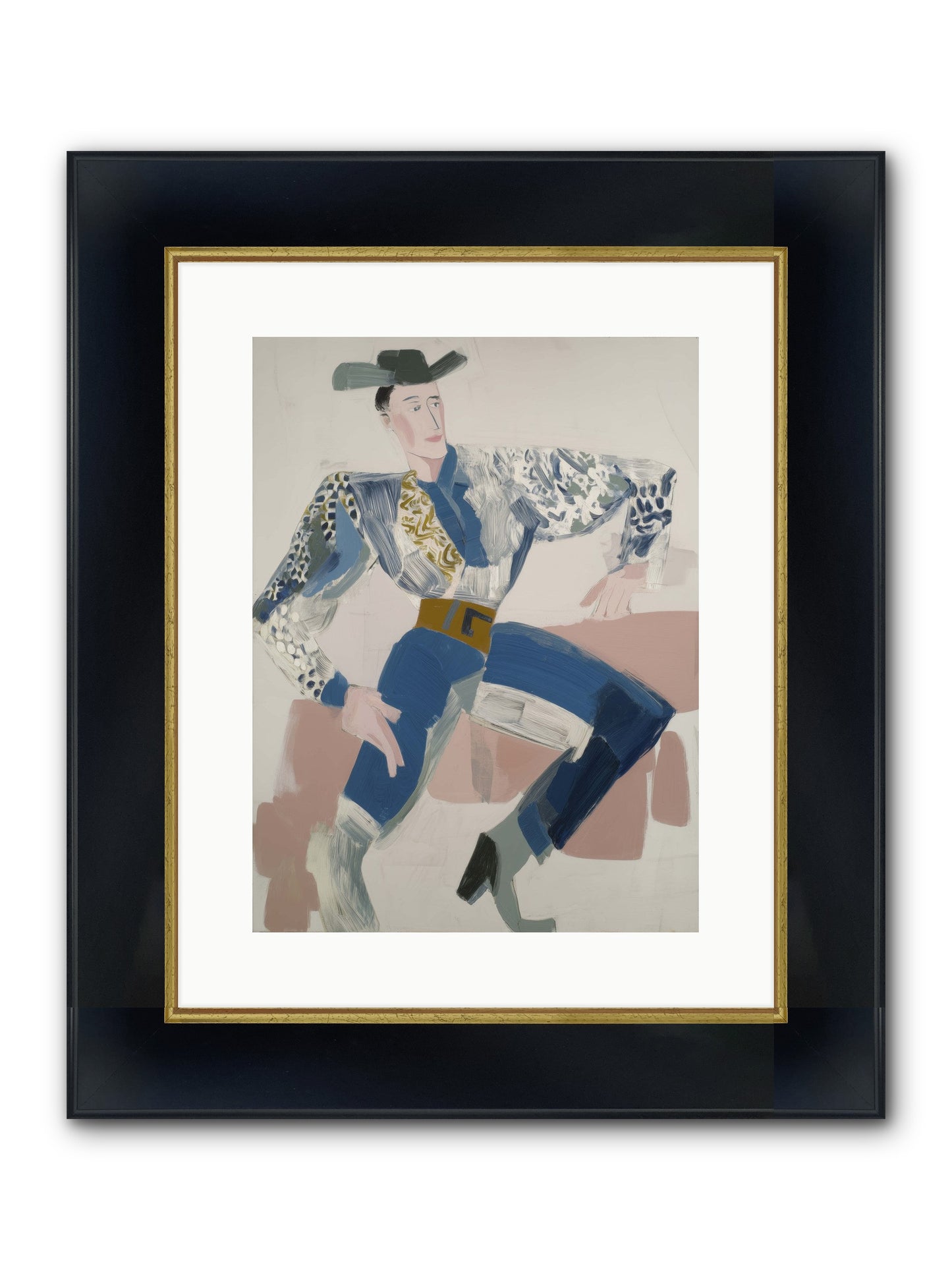 Carried On The Wind Framed Print - Wide Black w/Gold 12x16