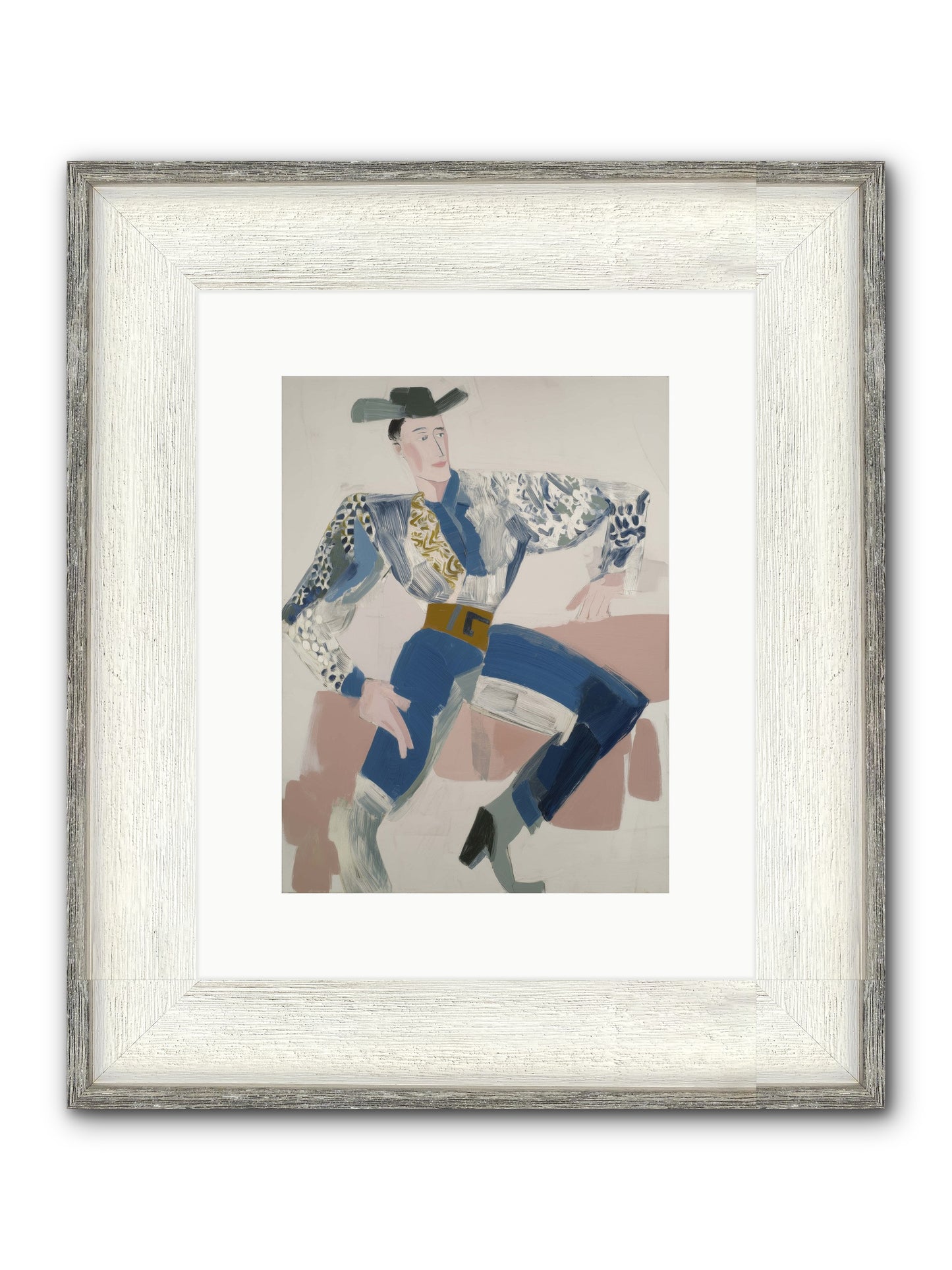 Carried On The Wind Framed Print - Driftwood White 9x12