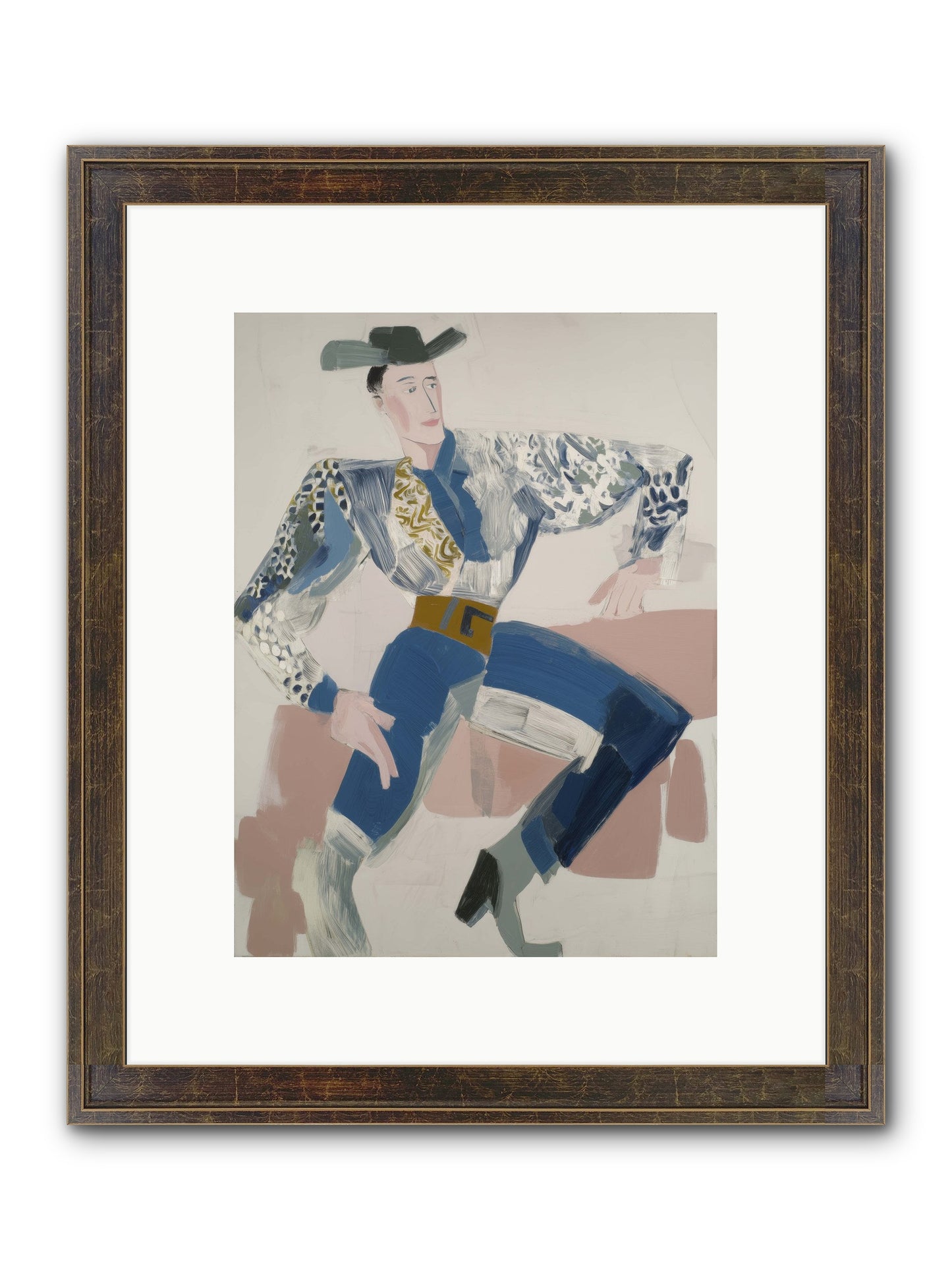 Carried On The Wind Framed Print - Slimwoods Black/Gold 9x12