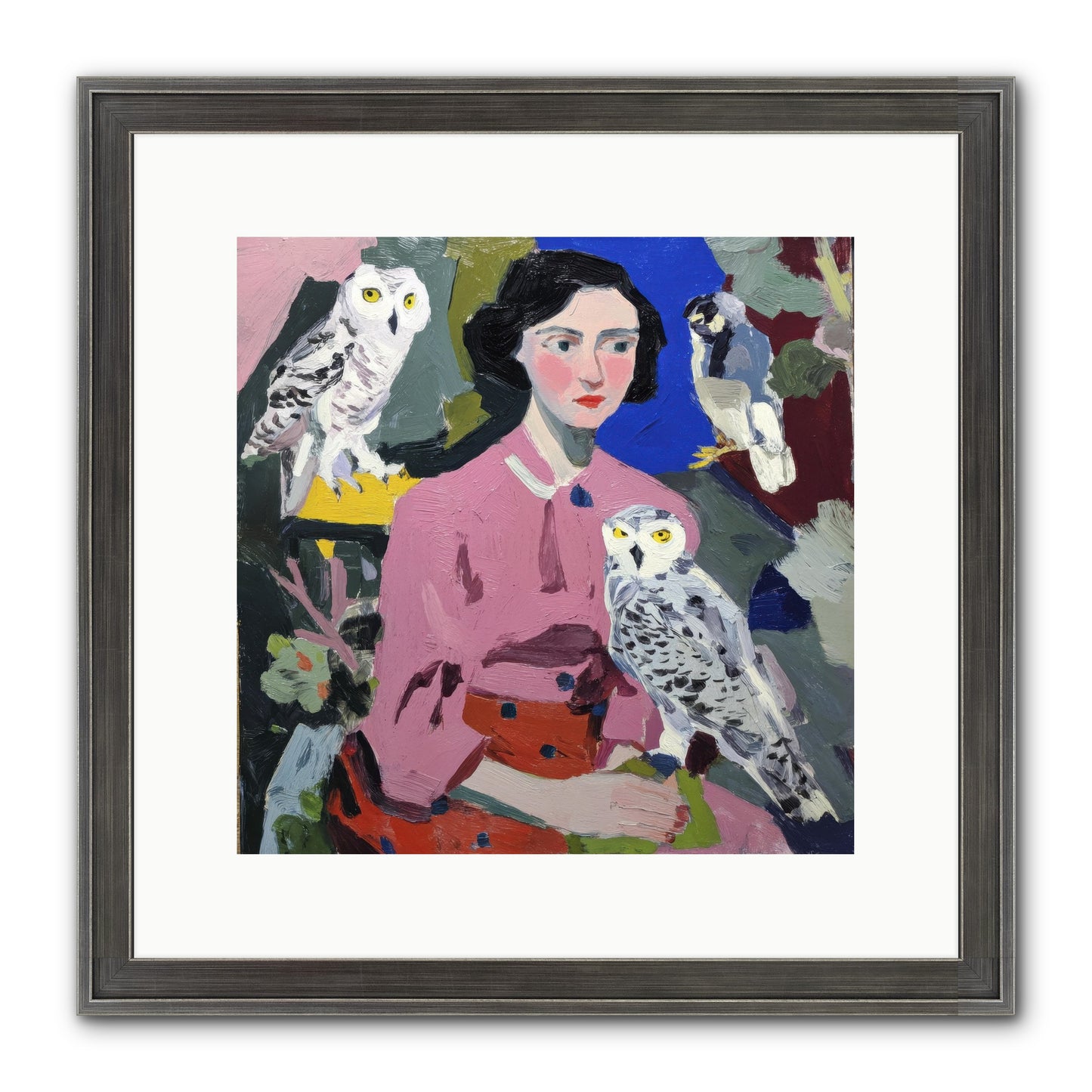Carrying The Weight Of Wild Framed Print - Slimwoods Black/Silver 12x12