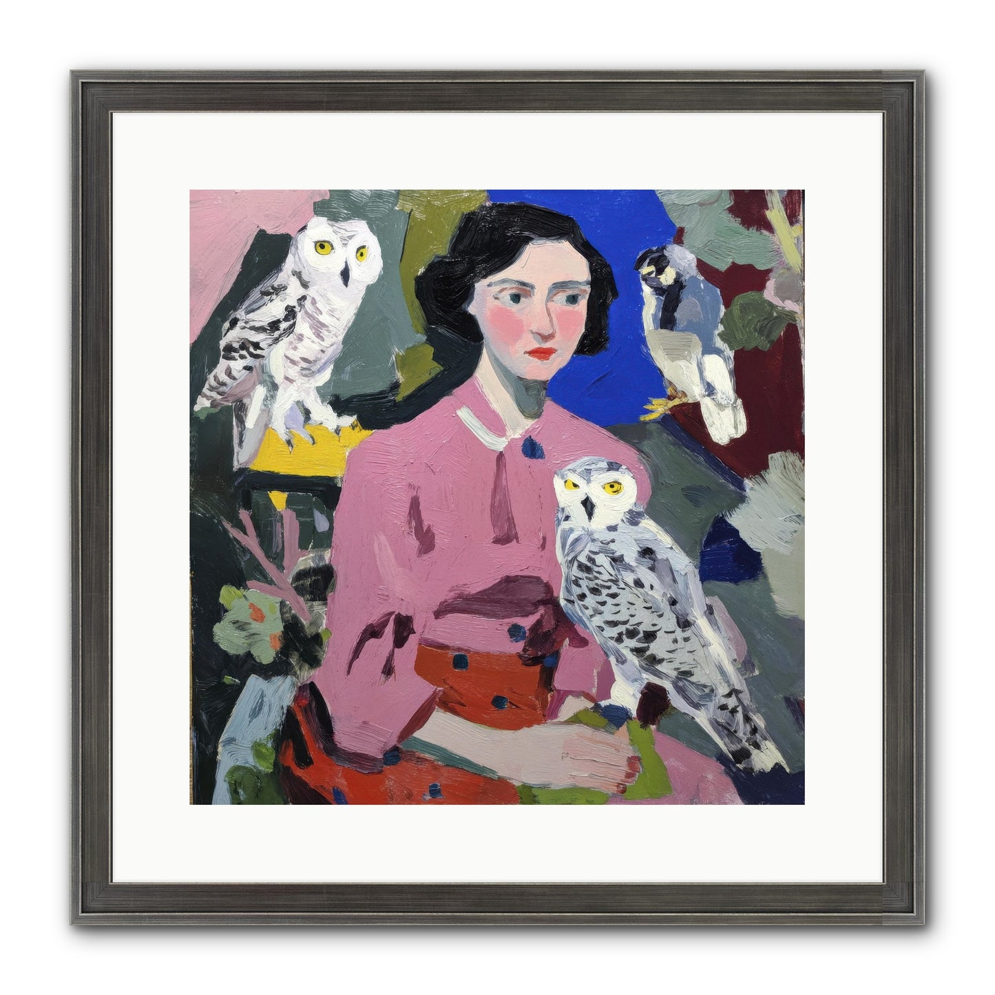 Carrying The Weight Of Wild Framed Print - Slimwoods Black/Silver 16x16