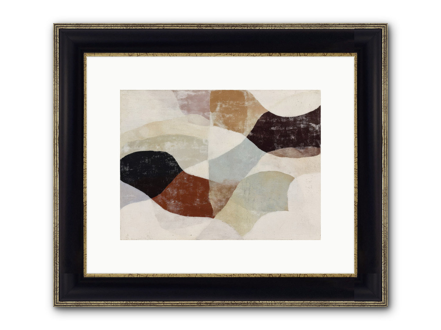 Cascara Framed Print - Black & Gold 12x9