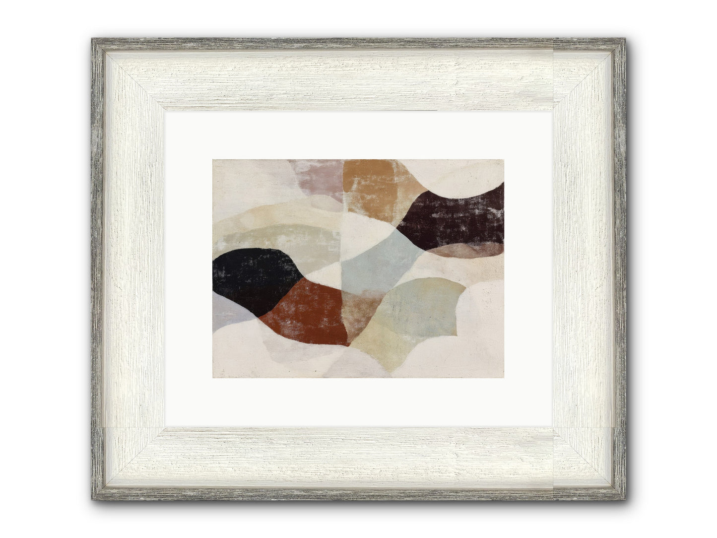 Cascara Framed Print - Driftwood White 12x9