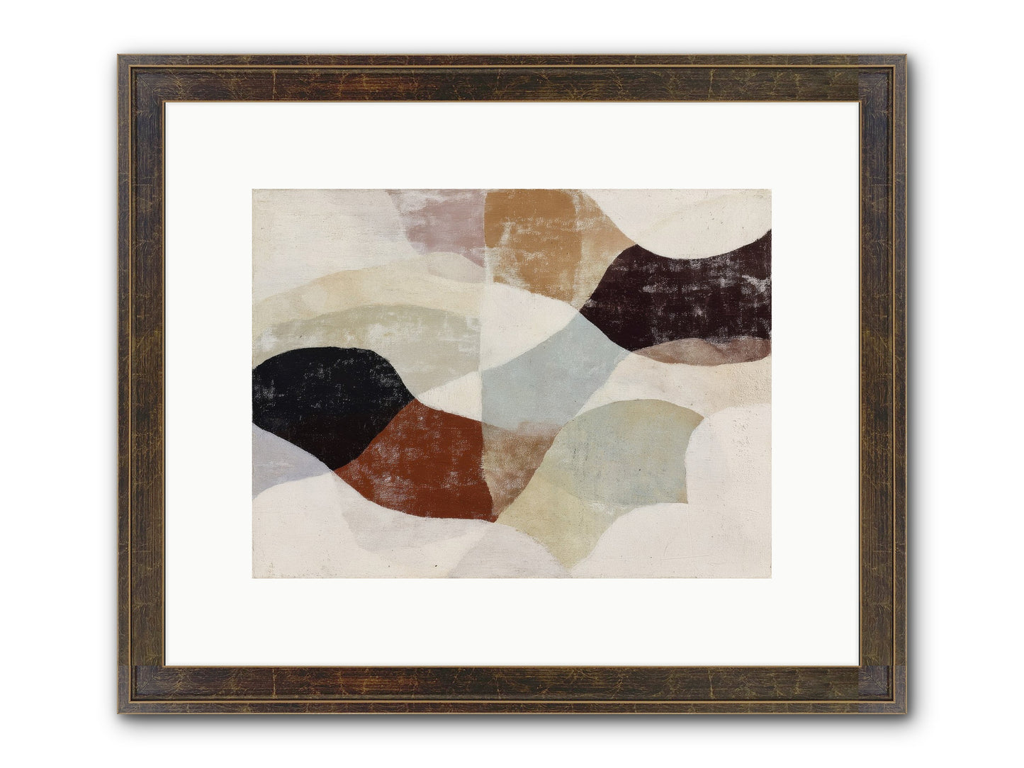 Cascara Framed Print - Slimwoods Black/Gold 12x9