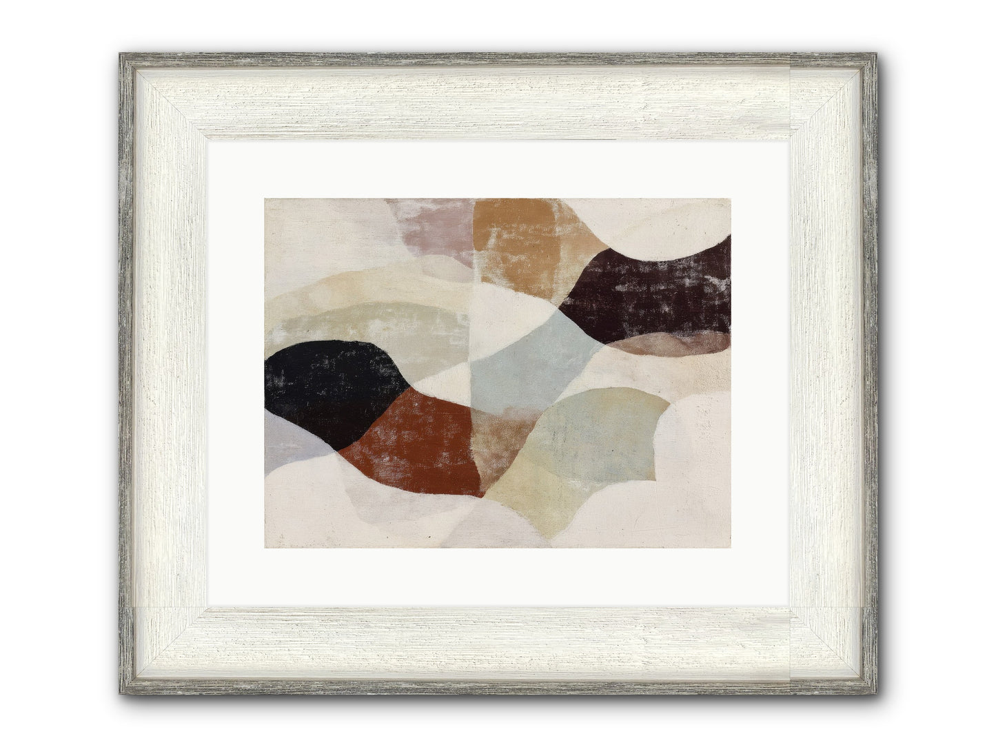 Cascara Framed Print - Driftwood White 16x12
