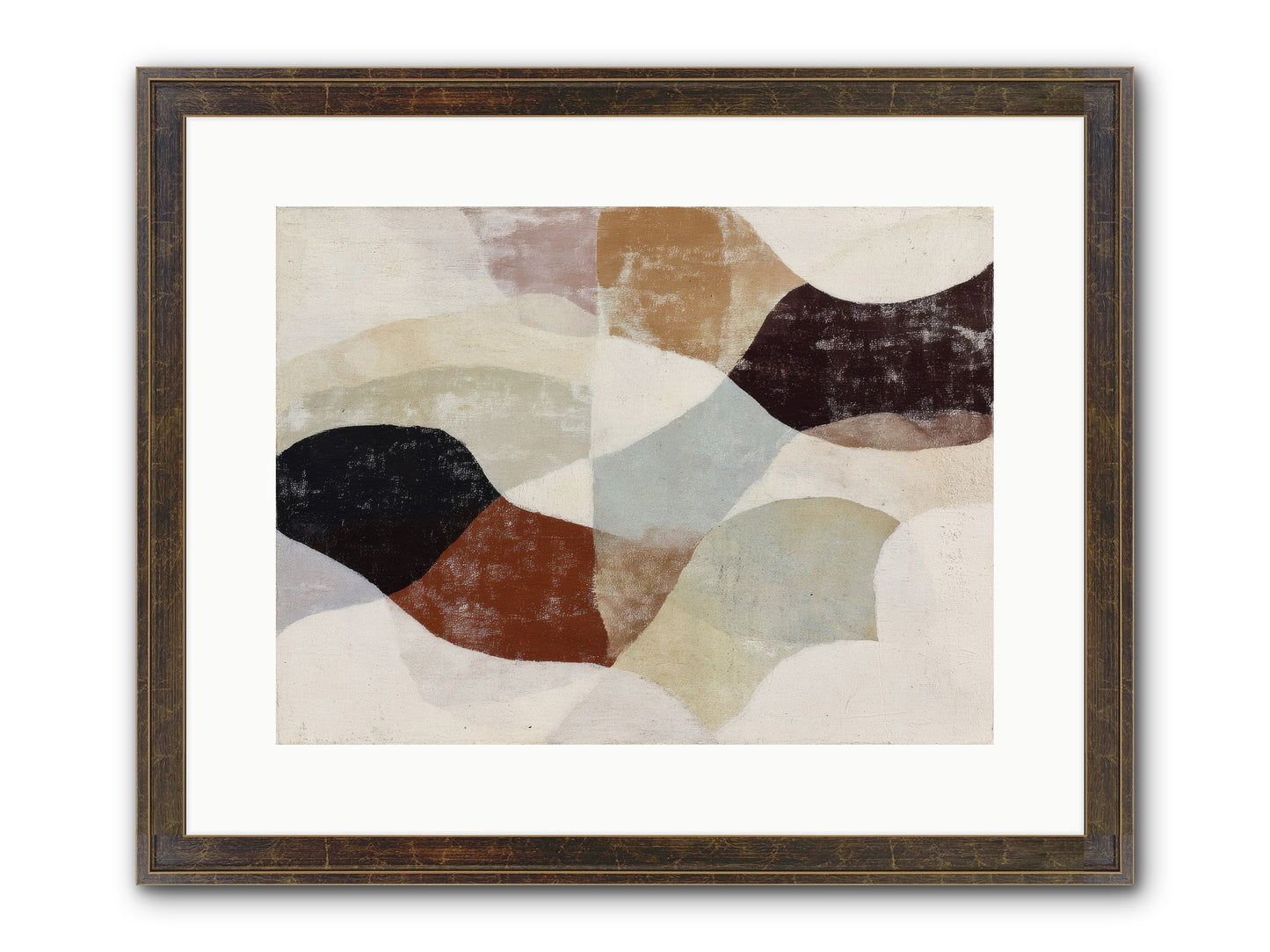Cascara Framed Print - Slimwoods Black/Gold 16x12