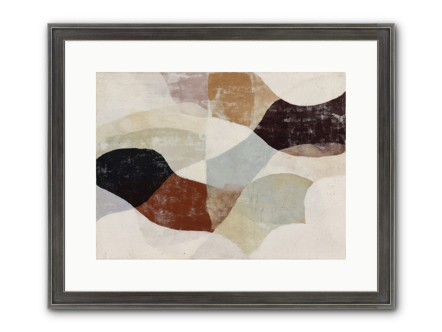 Cascara Framed Print - Slimwoods Black/Silver 16x12