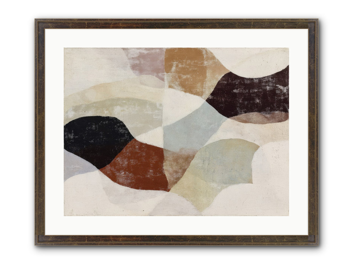 Cascara Framed Print - Slimwoods Black/Gold 24x18