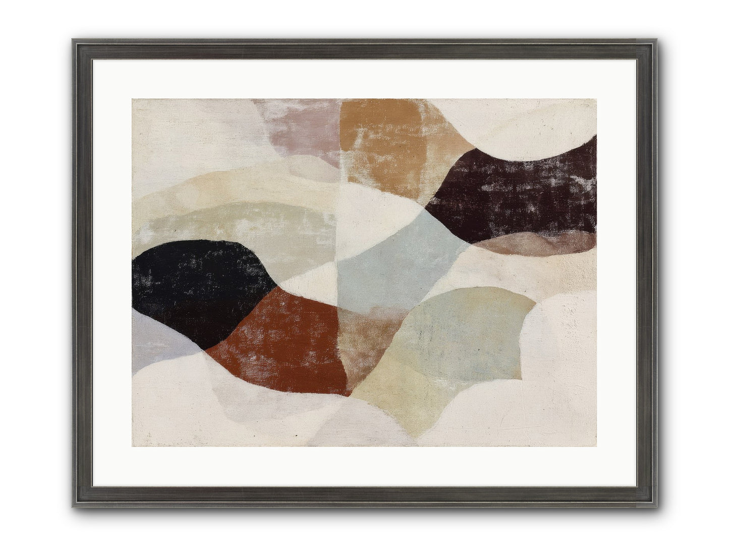 Cascara Framed Print - Slimwoods Black/Silver 24x18