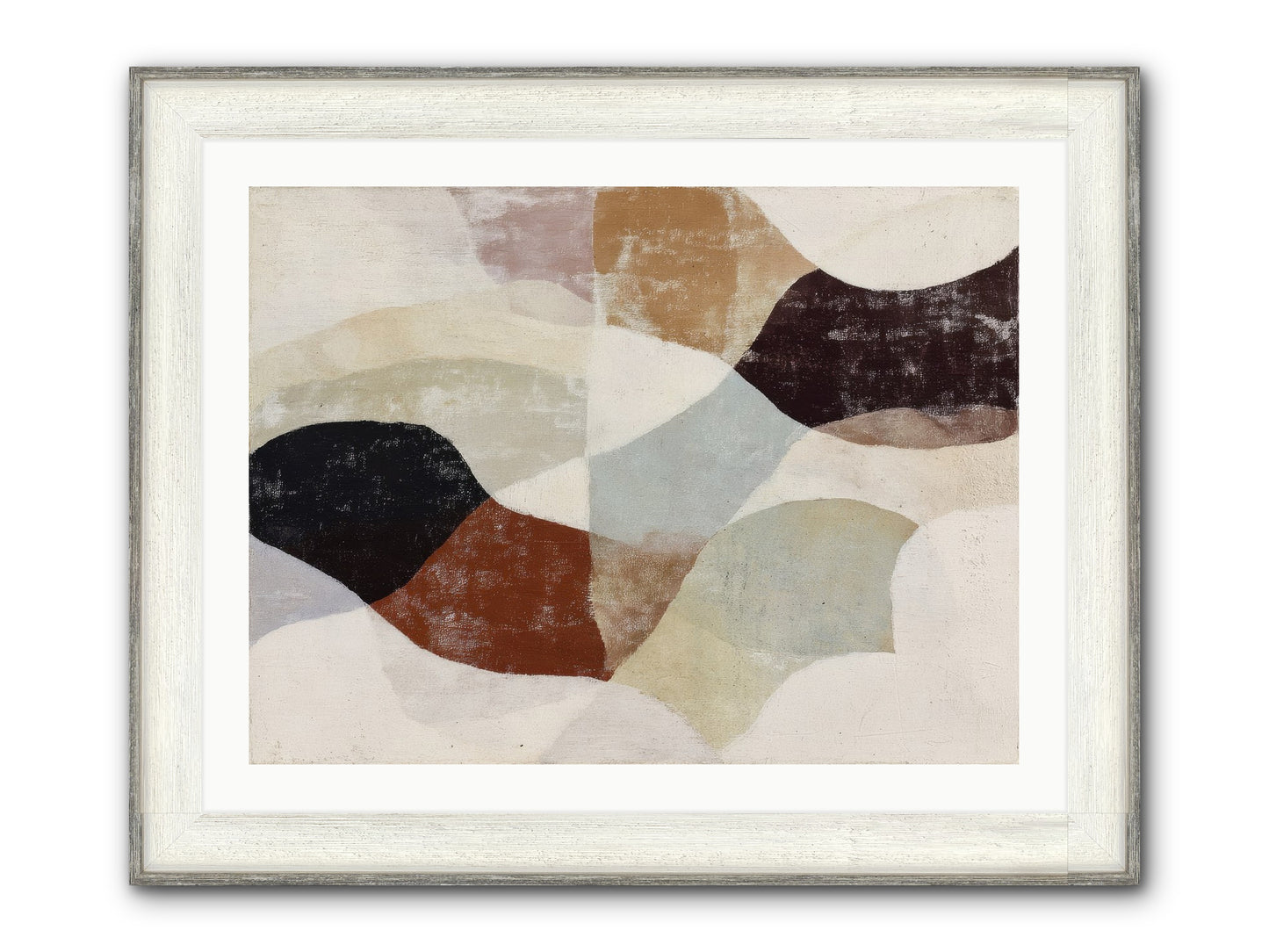 Cascara Framed Print - Driftwood White 32x24