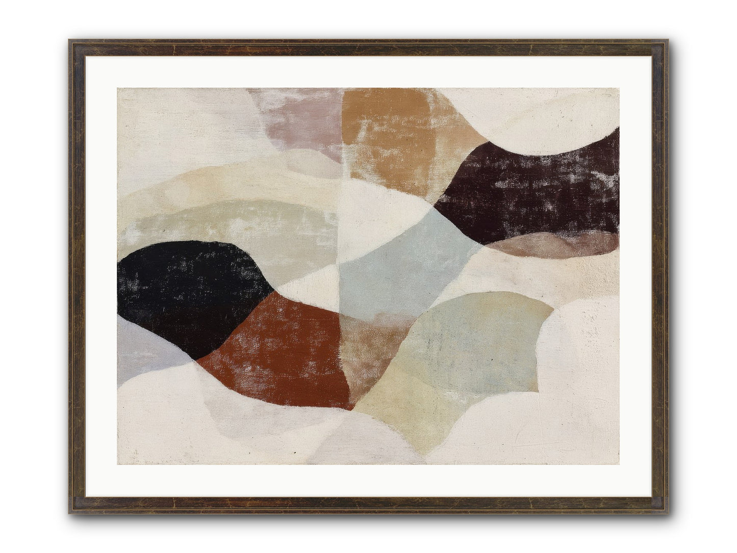 Cascara Framed Print - Slimwoods Black/Gold 32x24