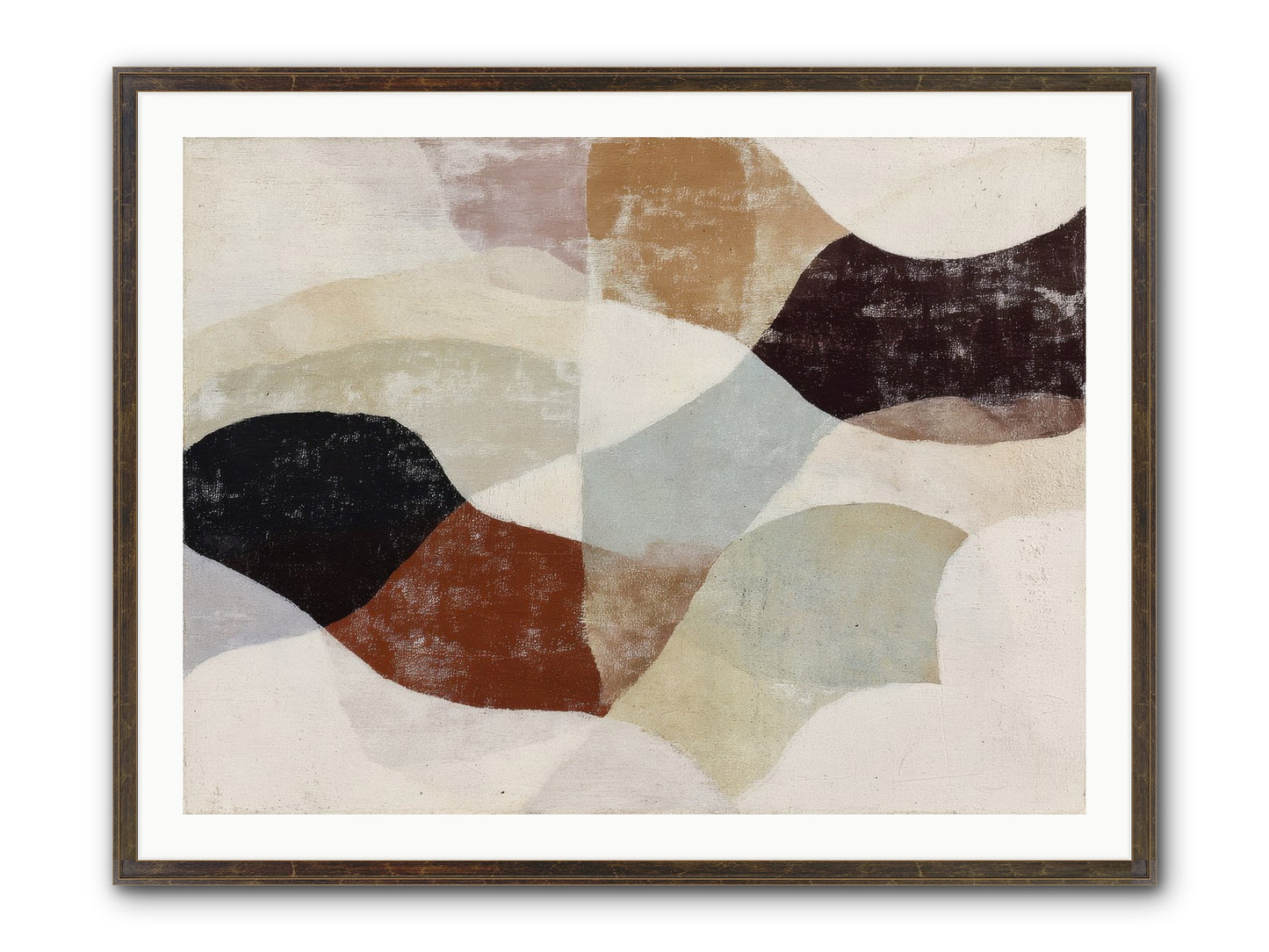Cascara Framed Print - Slimwoods Black/Gold 40x30