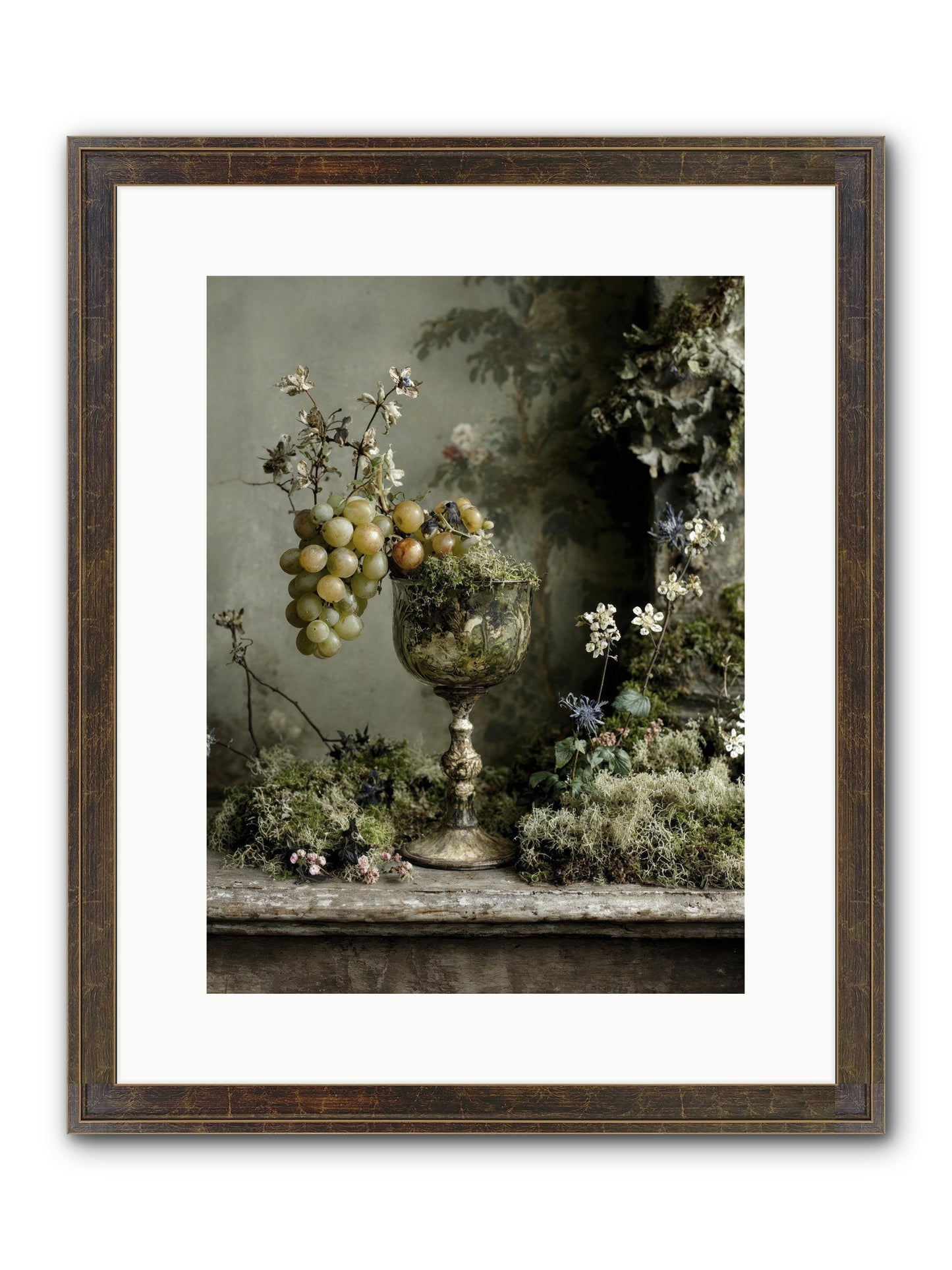 Catalina Framed Print - Slimwoods Black/Gold 12x16