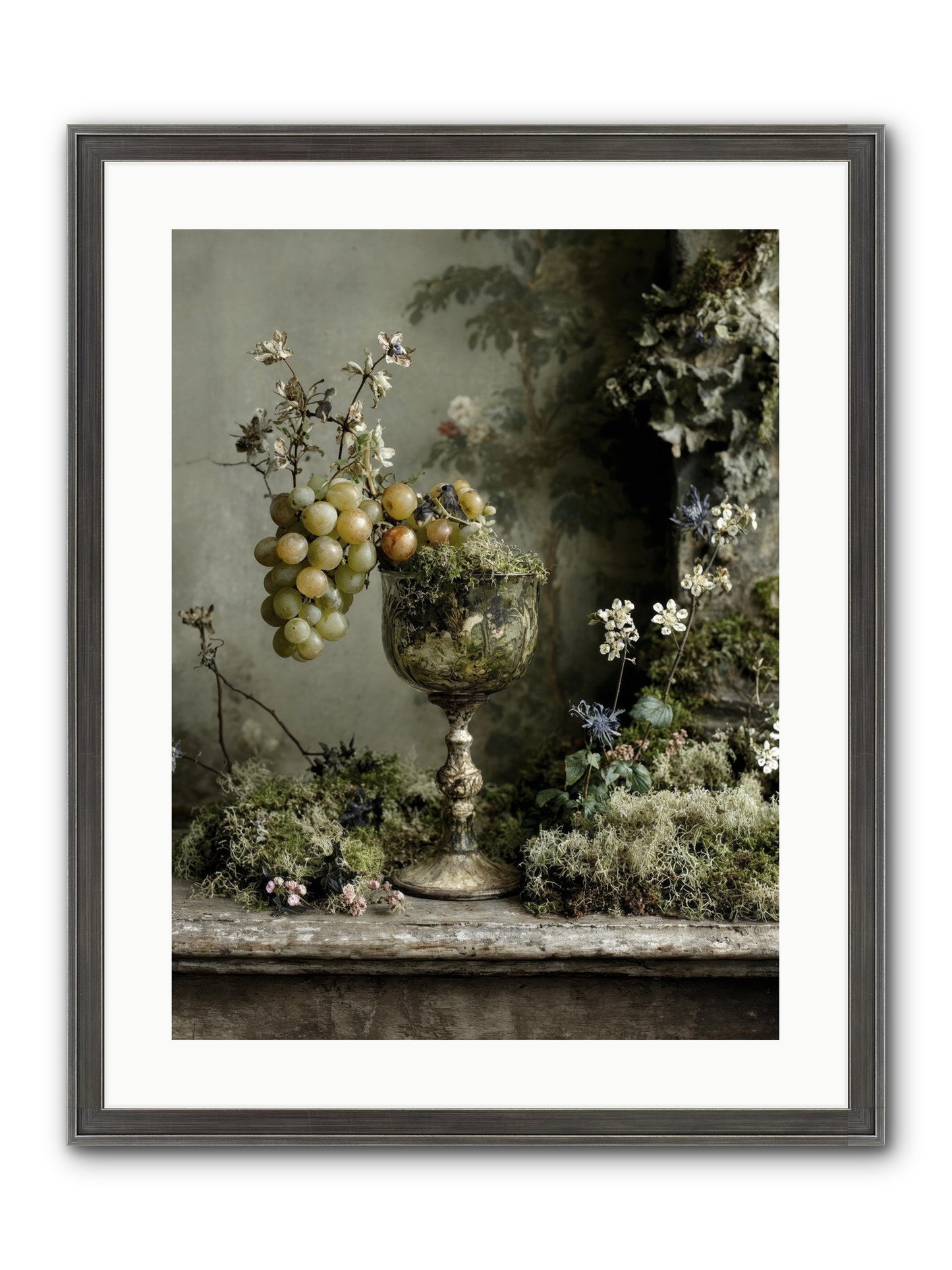 Catalina Framed Print - Slimwoods Black/Silver 18x24