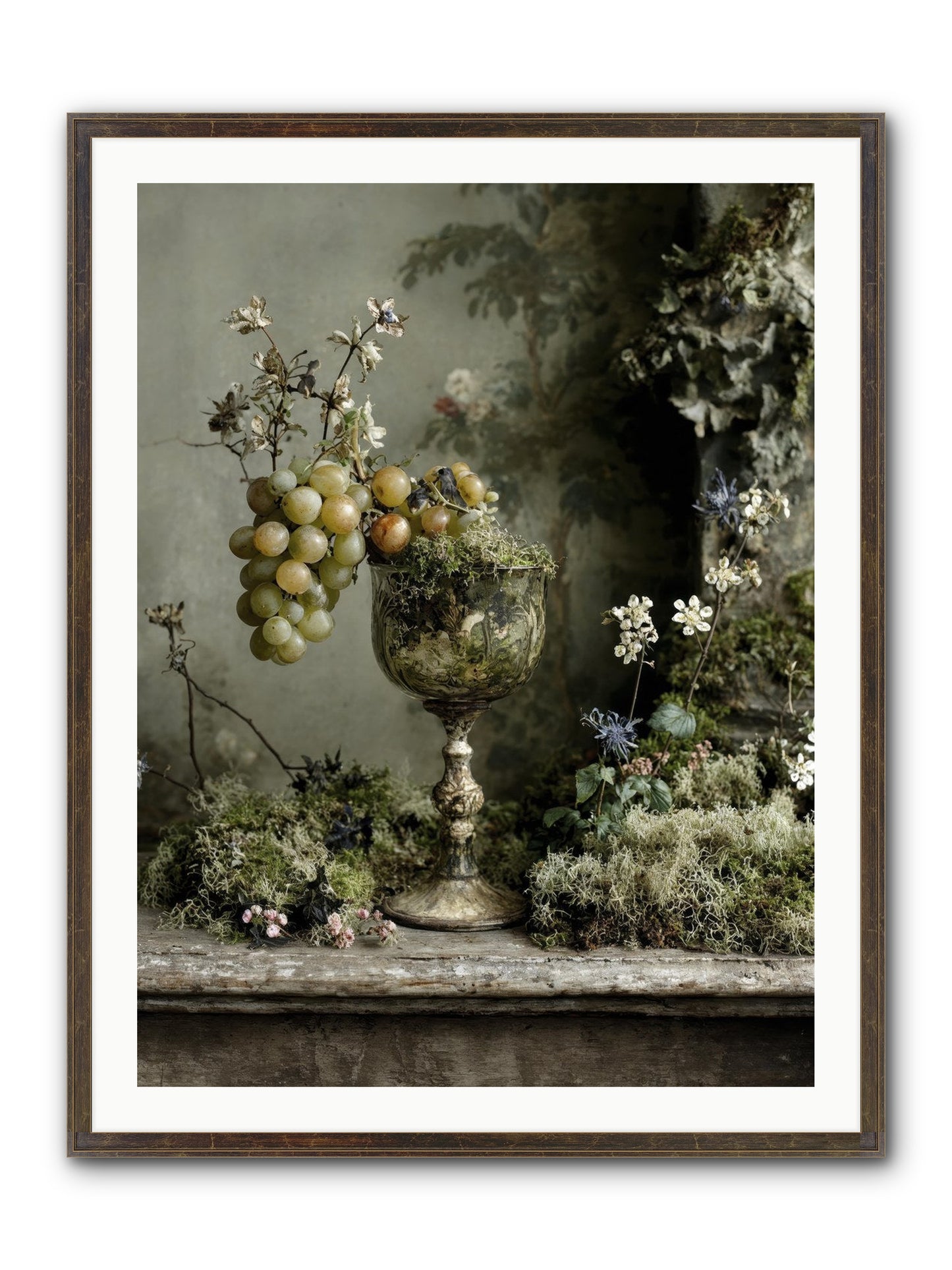 Catalina Framed Print - Slimwoods Black/Gold 30x40