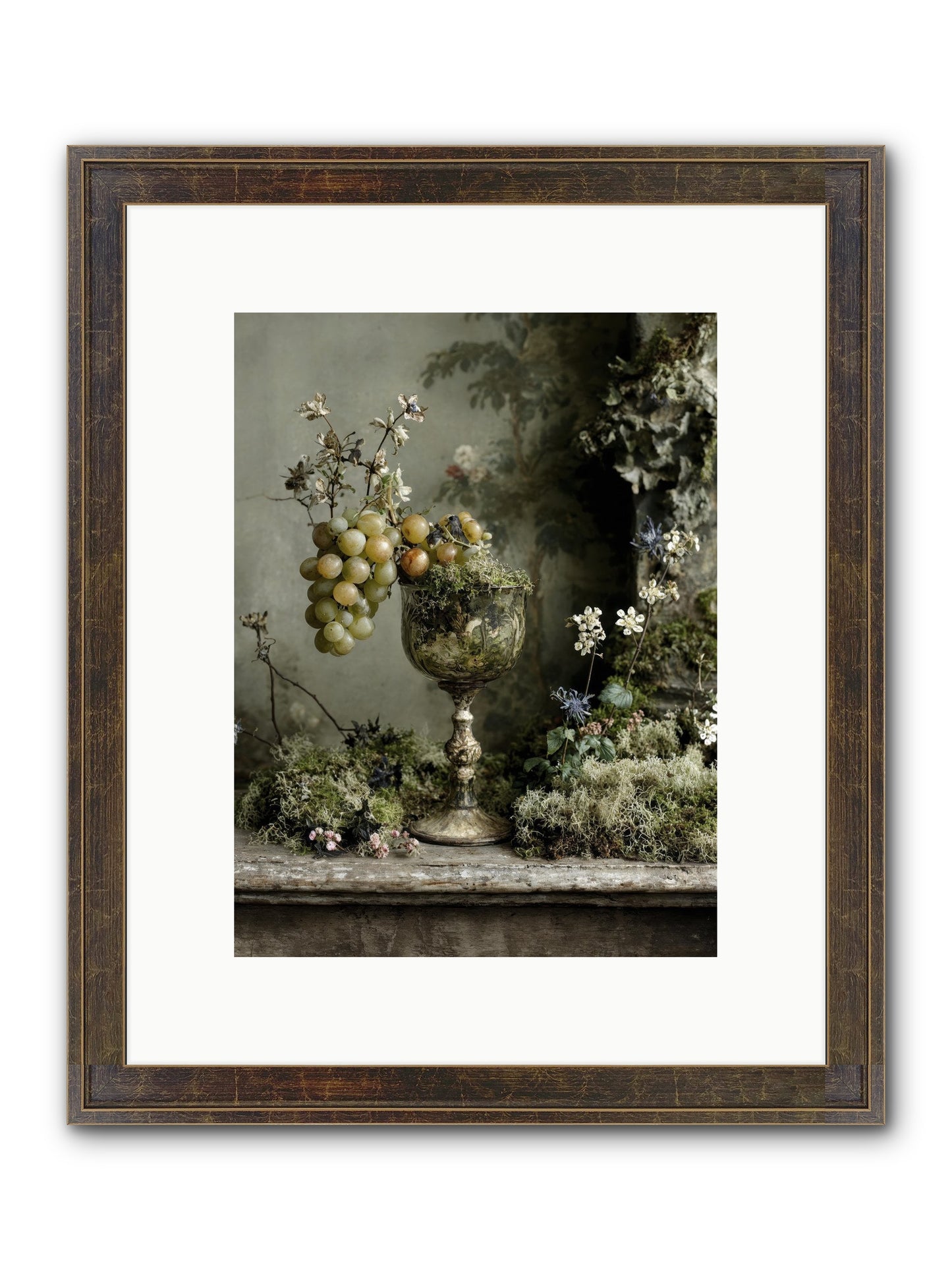 Catalina Framed Print - Slimwoods Black/Gold 9x12