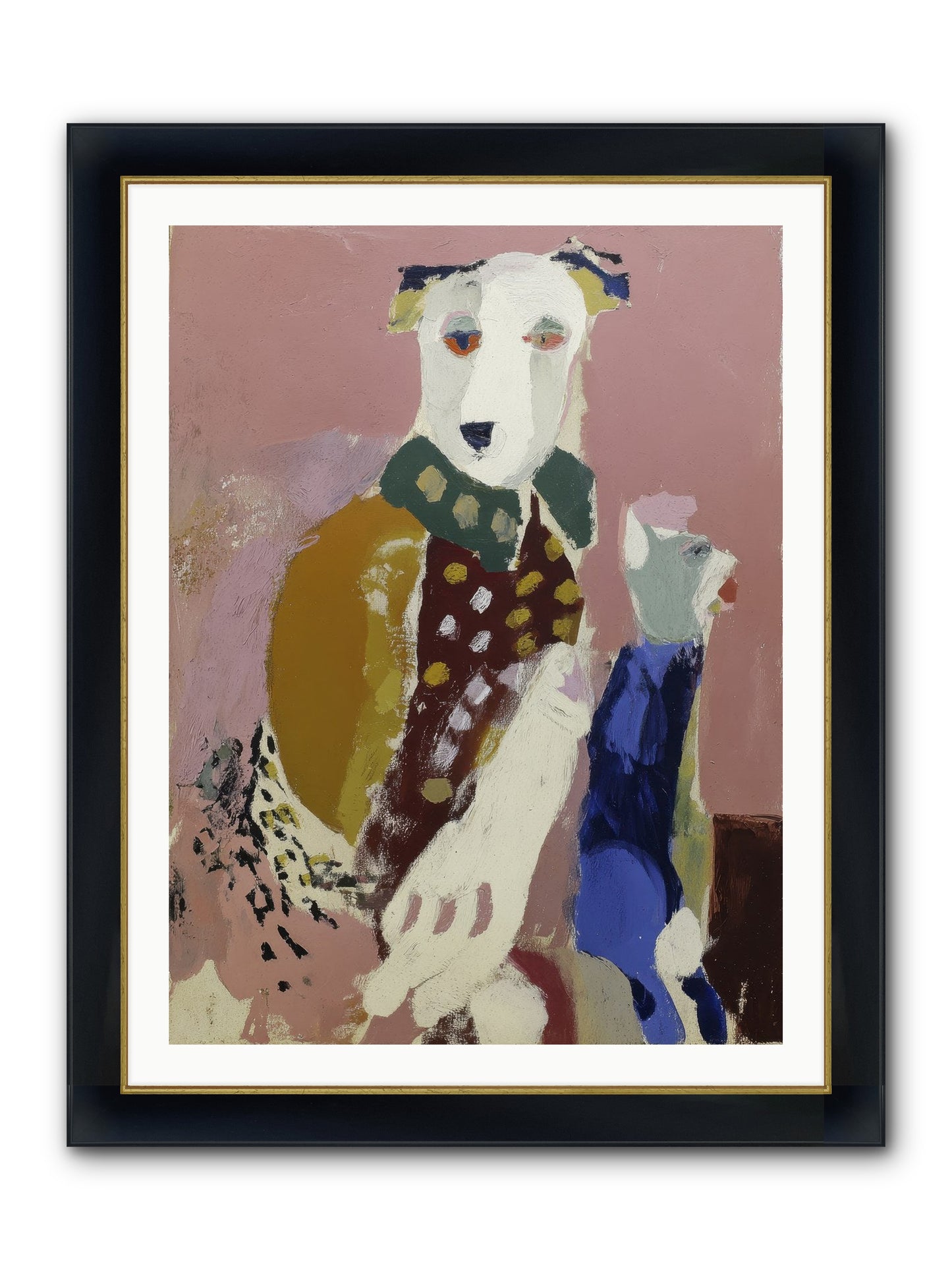 Catalyst Framed Print - Wide Black w/Gold 30x40