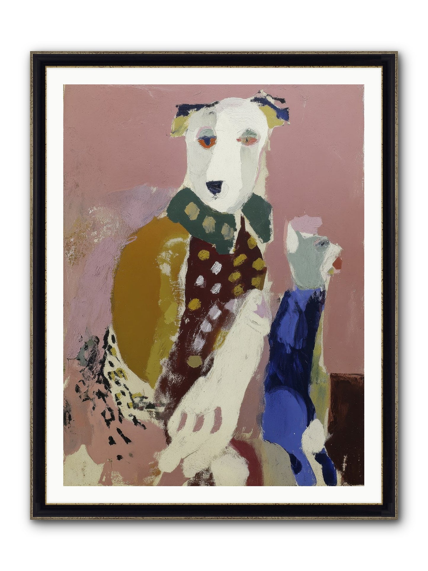 Catalyst Framed Print - Black & Gold 36x48