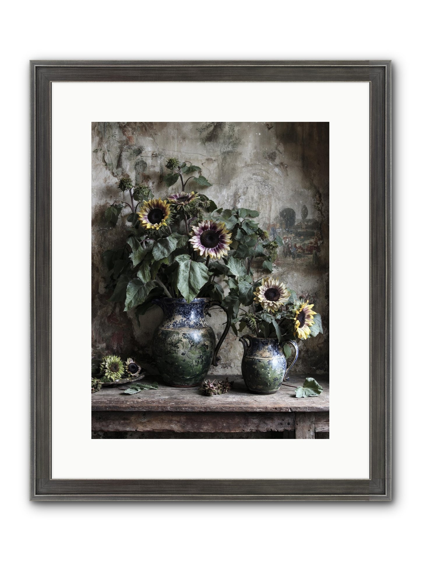 Catching Butterflies Framed Print - Slimwoods Black/Silver 12x16