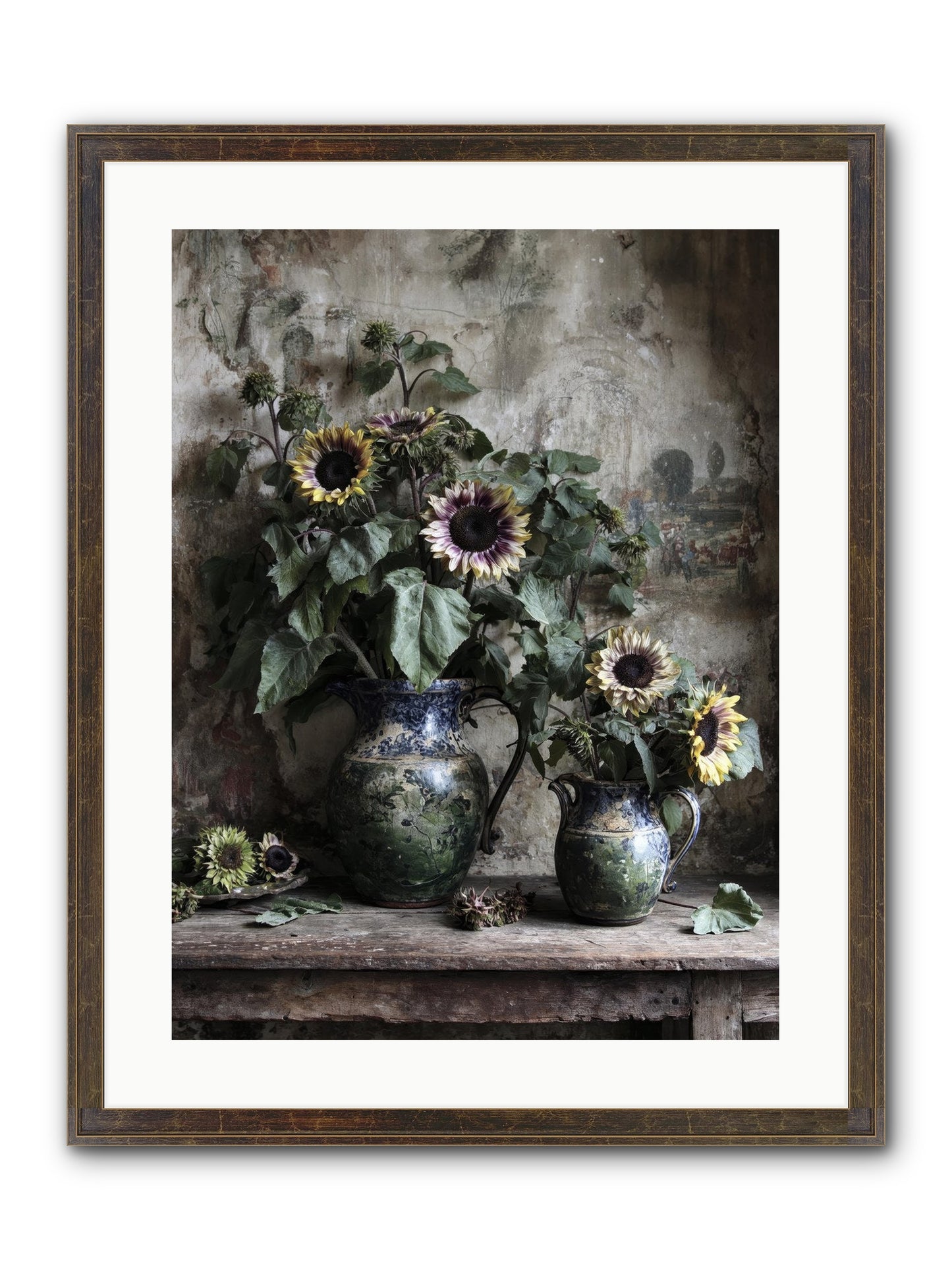 Catching Butterflies Framed Print - Slimwoods Black/Gold 18x24