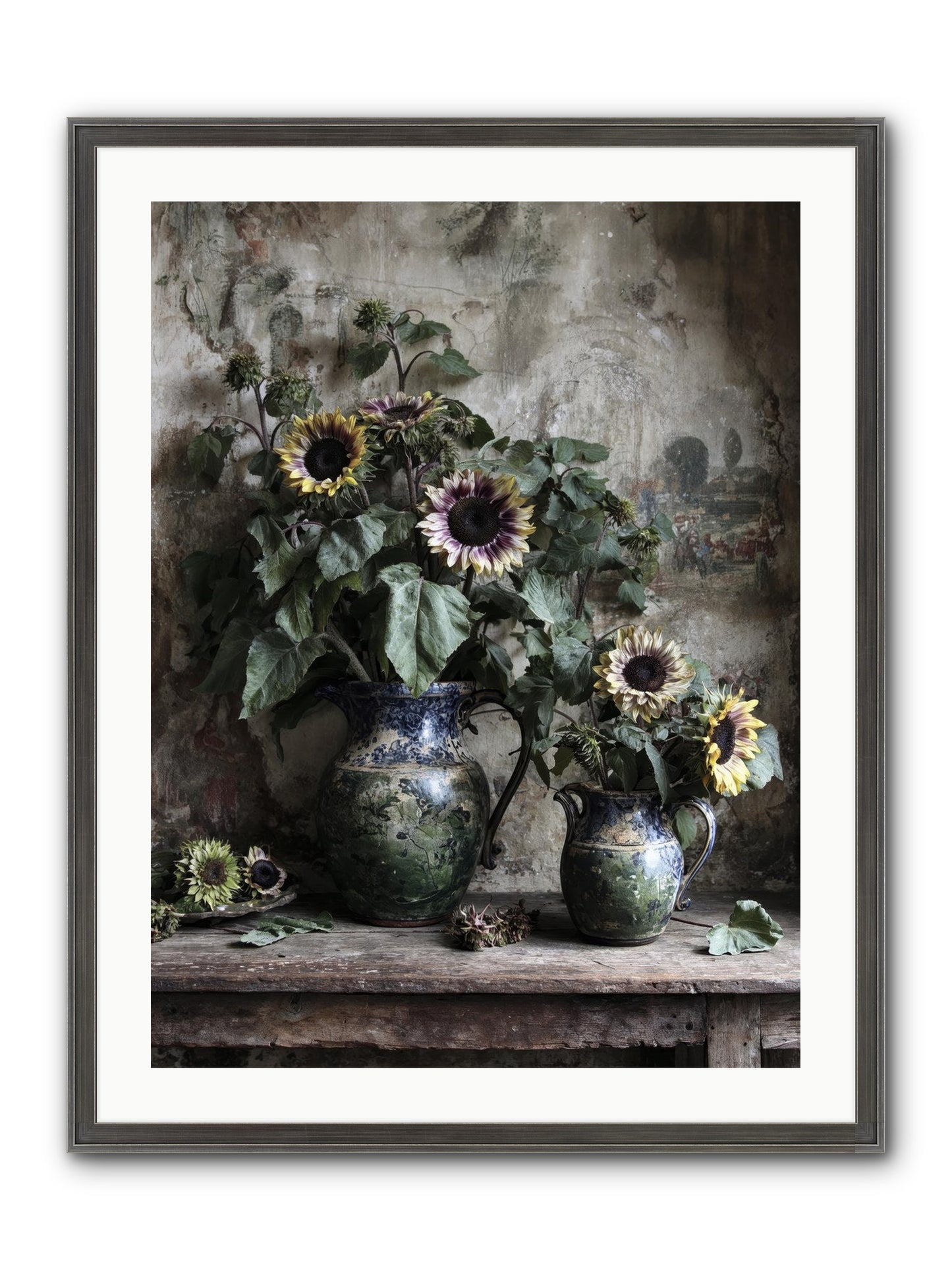 Catching Butterflies Framed Print - Slimwoods Black/Silver 24x32