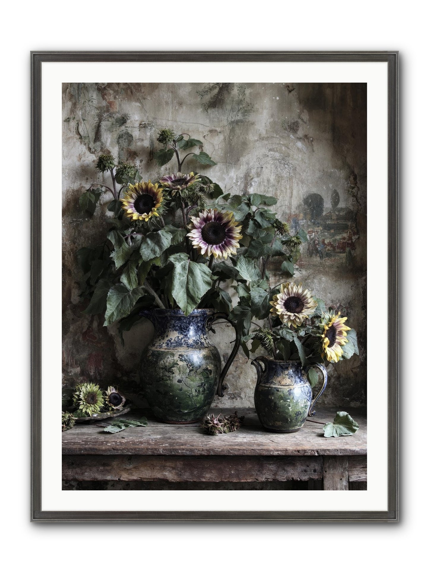 Catching Butterflies Framed Print - Slimwoods Black/Silver 30x40