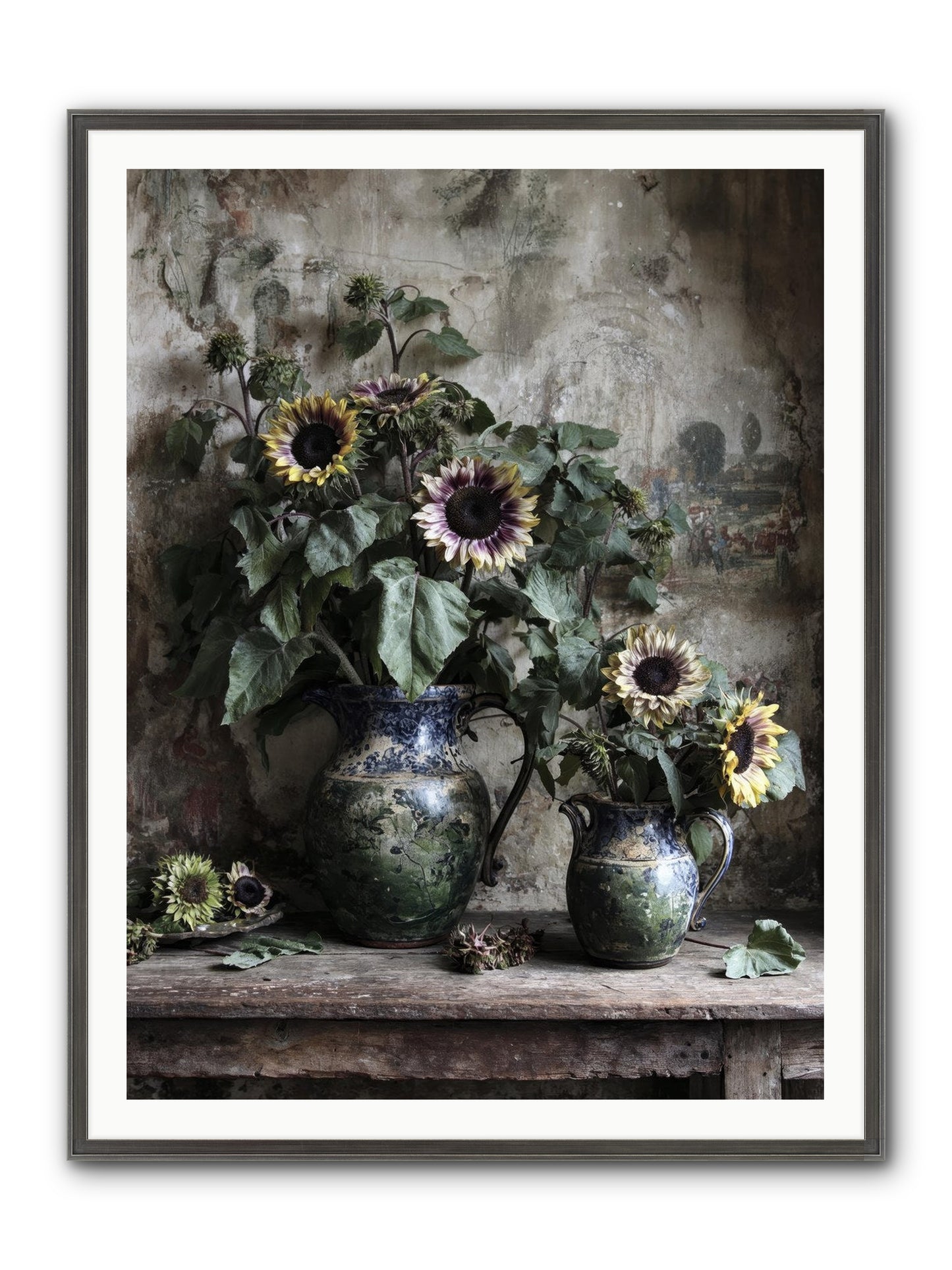 Catching Butterflies Framed Print - Slimwoods Black/Silver 36x48