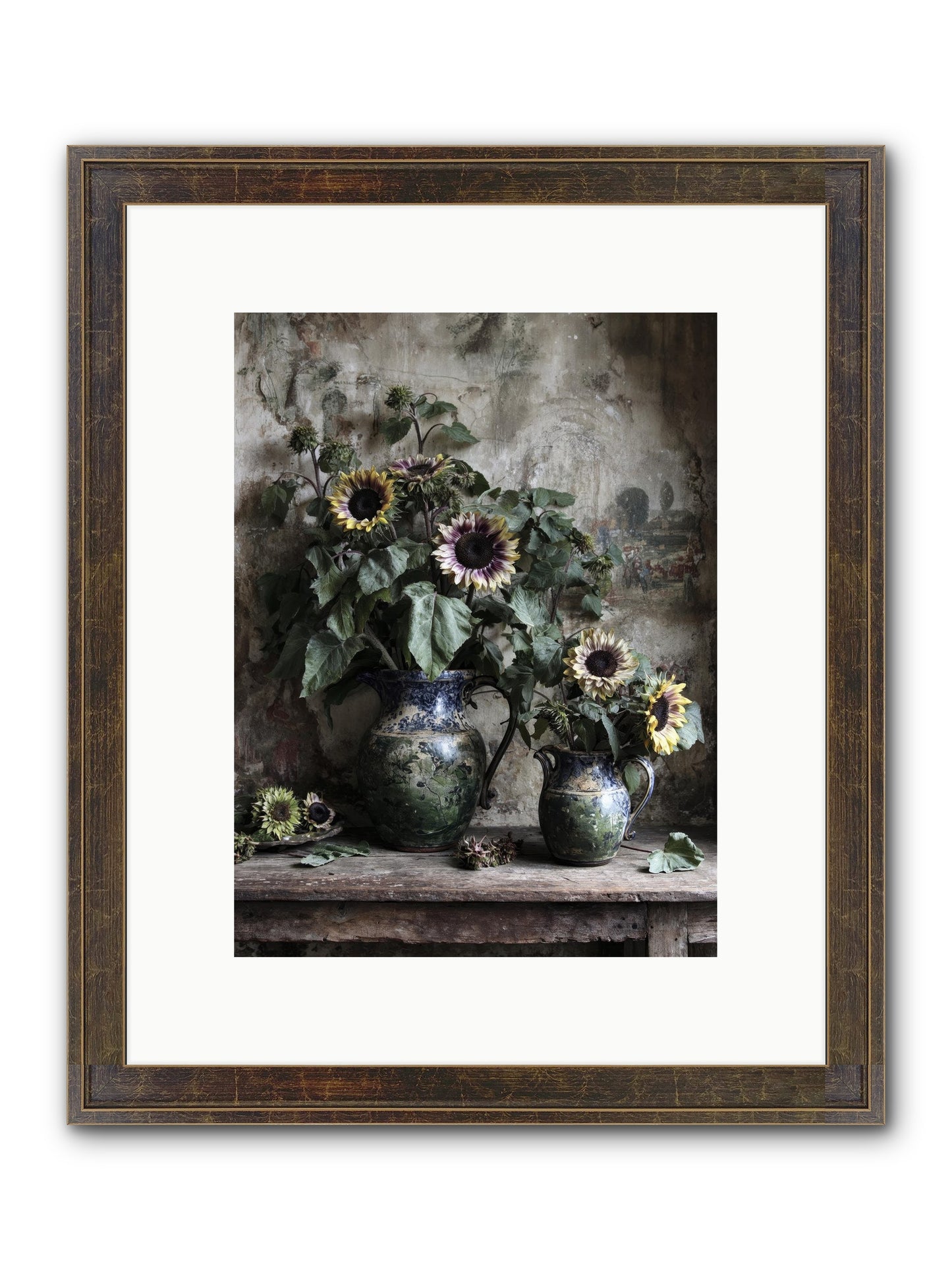 Catching Butterflies Framed Print - Slimwoods Black/Gold 9x12
