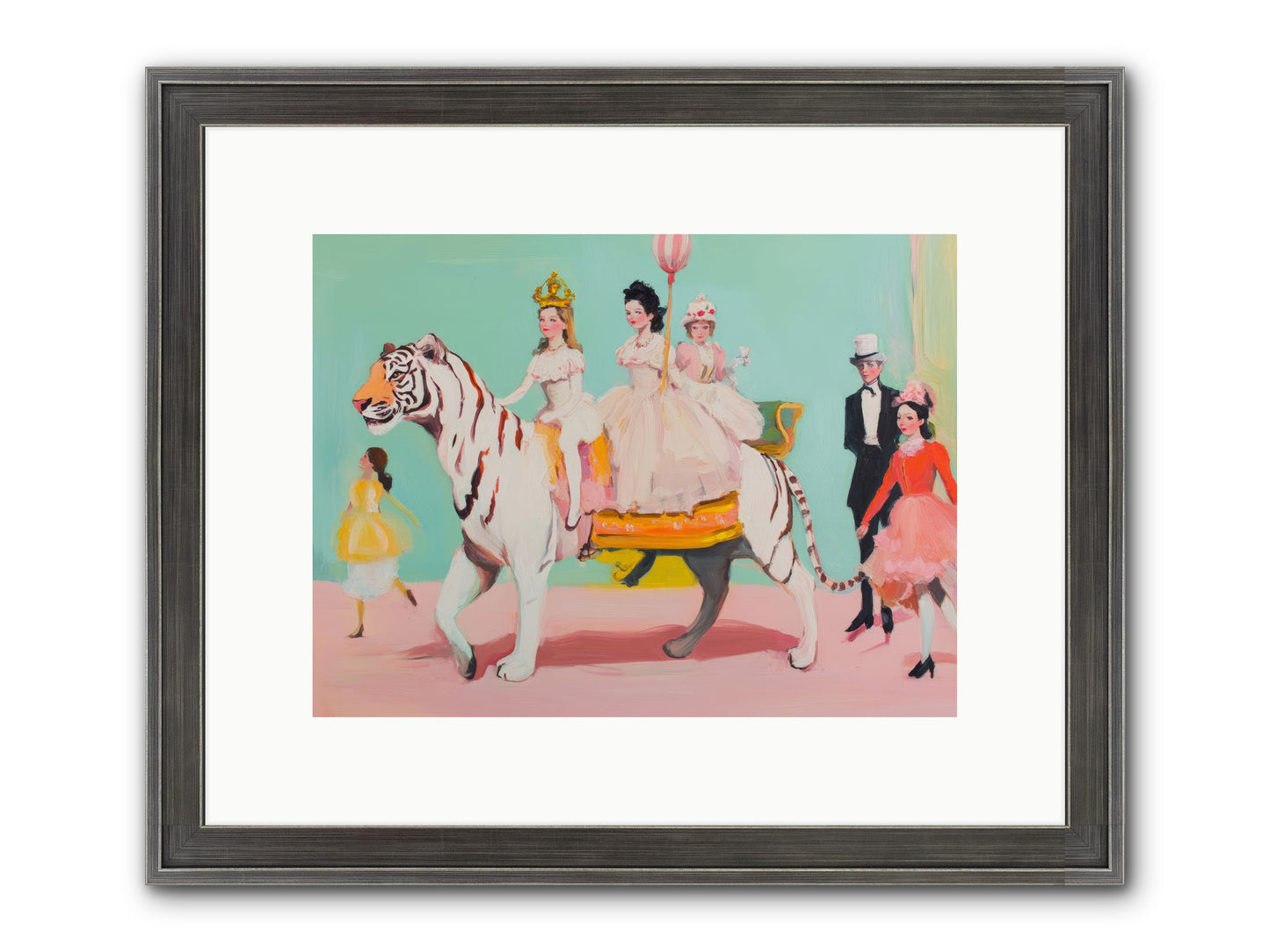Caught In Wonder No.2 Framed Print - Slimwoods Black/Silver 12x9