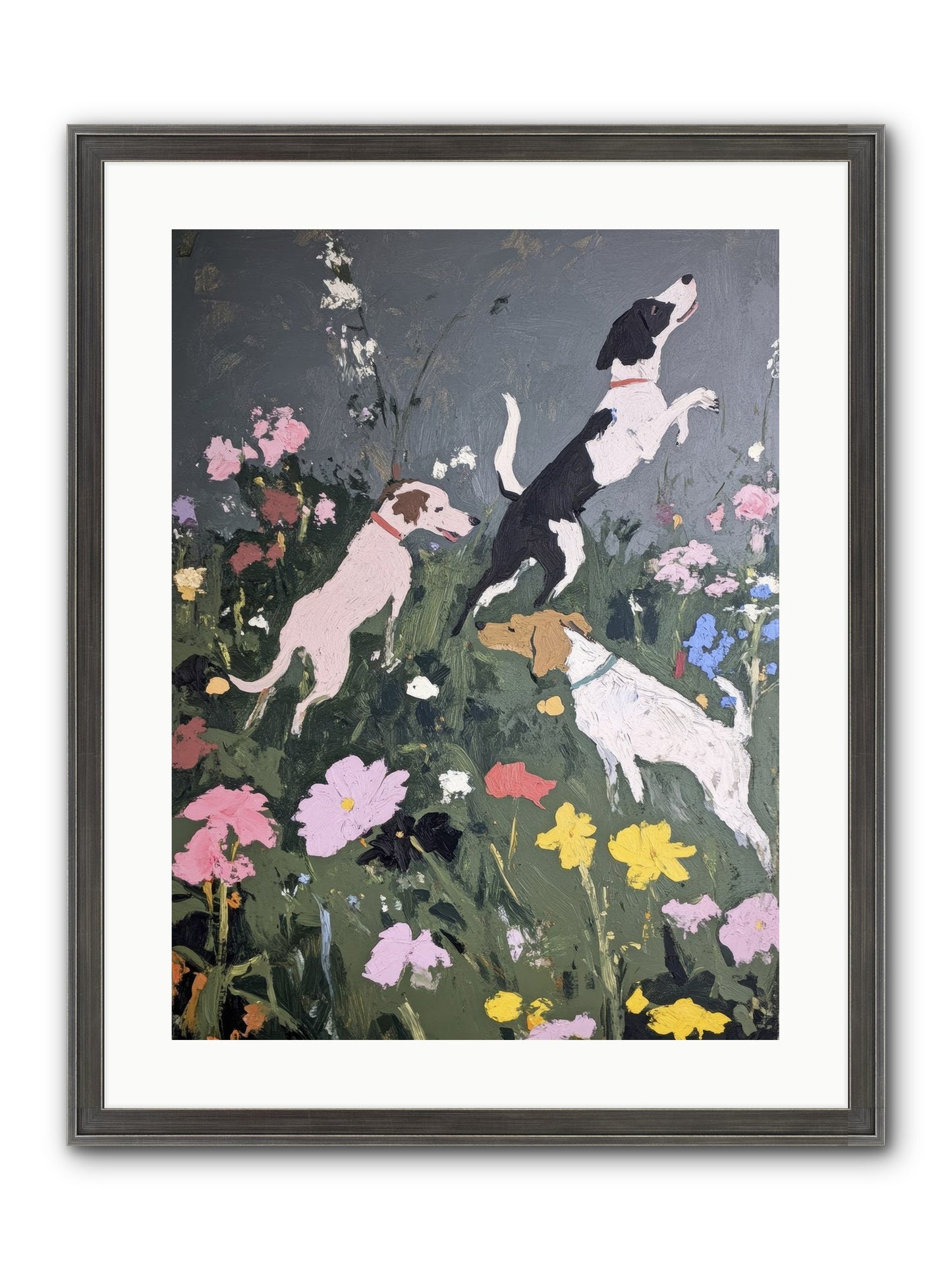 Celestial Watching Framed Print - Slimwoods Black/Silver 18x24